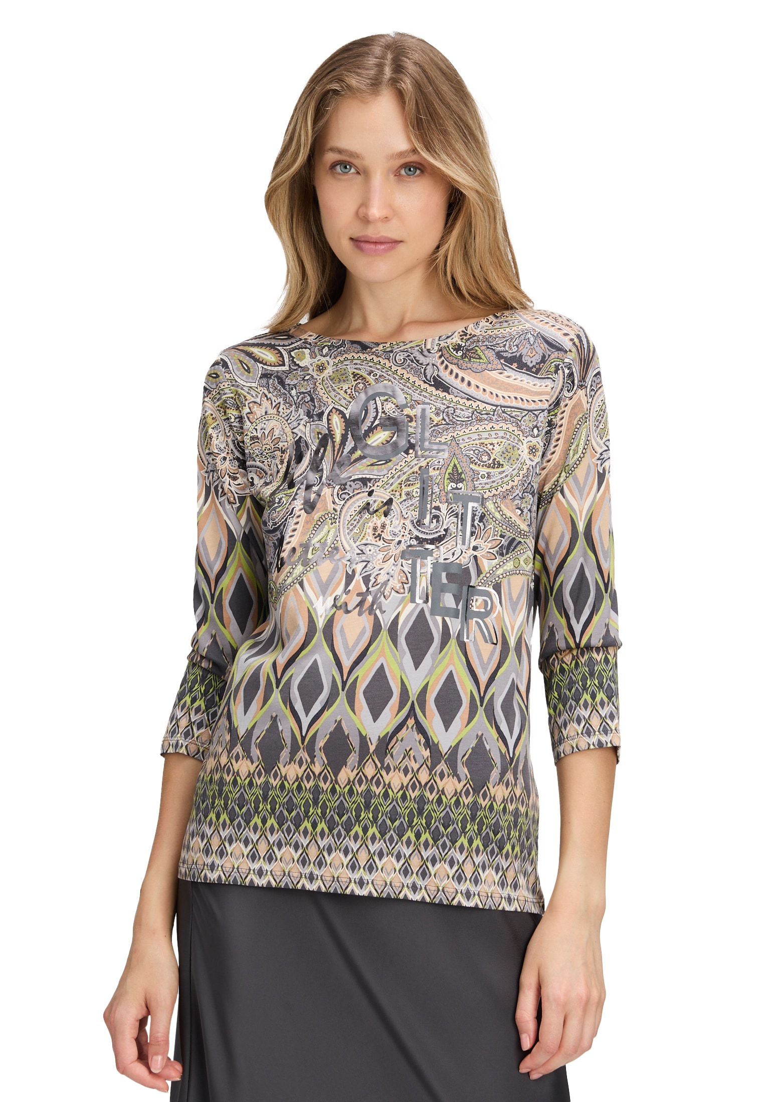 Betty Barclay 3/4-Arm-Shirt "Betty Barclay Damen Ringelshirt mit U-Boot-Aus günstig online kaufen