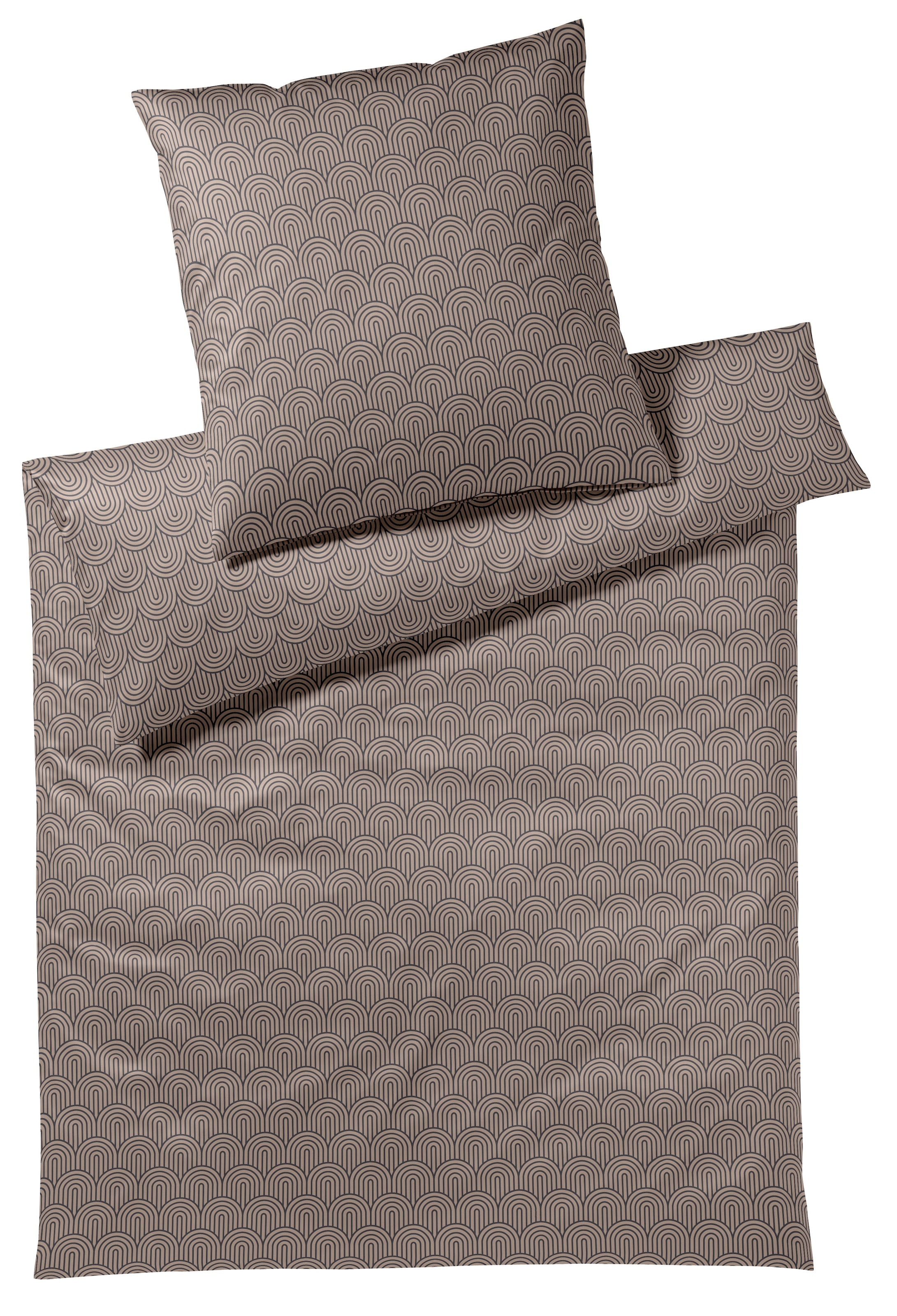 Elegante Bettwäsche "Maison Arcs" 2 Stk. tlg. angenehmes Hautgefühl günstig online kaufen
