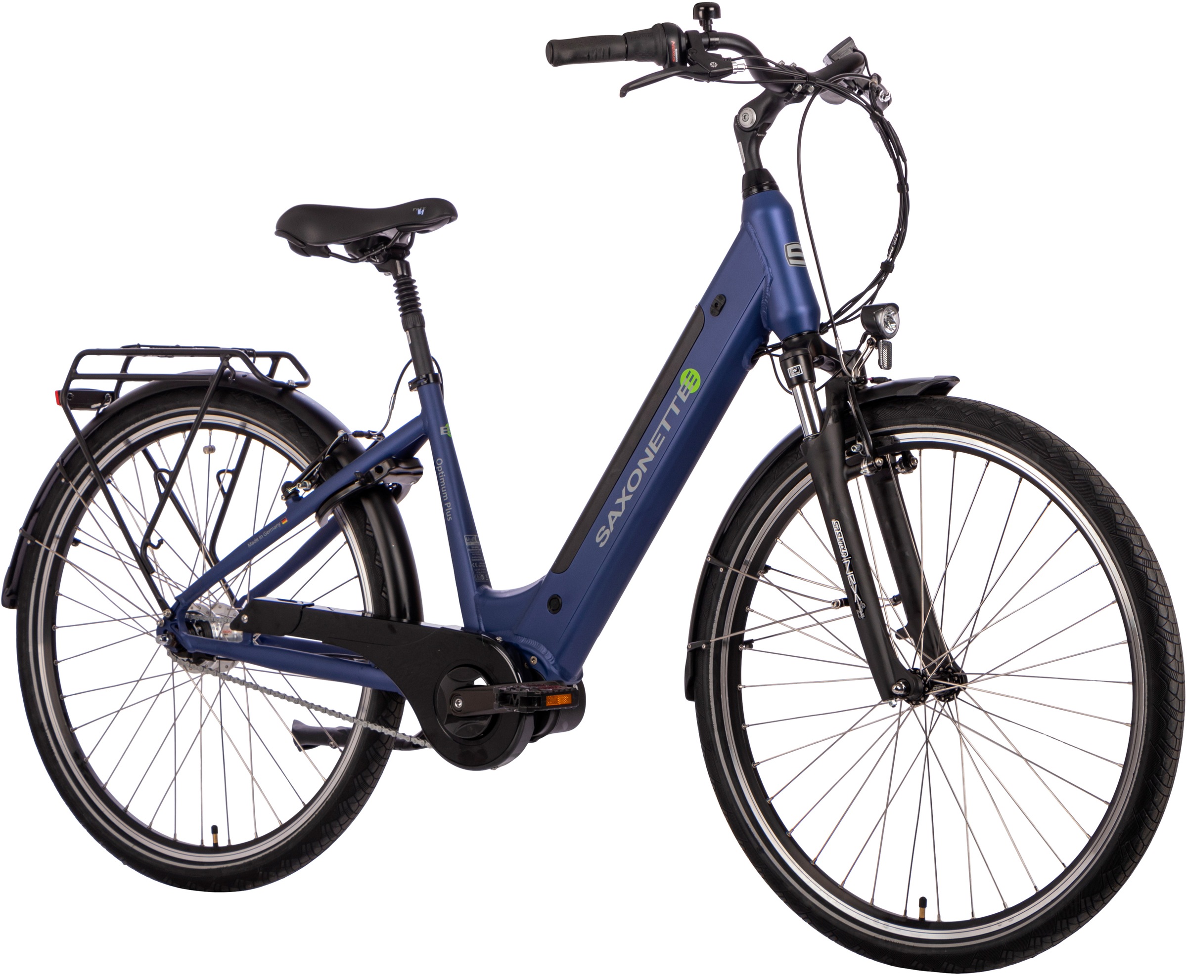 SAXONETTE E-Bike »Optimum Plus«, 7 Gang, Mittelmotor 250 W, Pedelec, Elektrofahrrad für Damen u. Herren