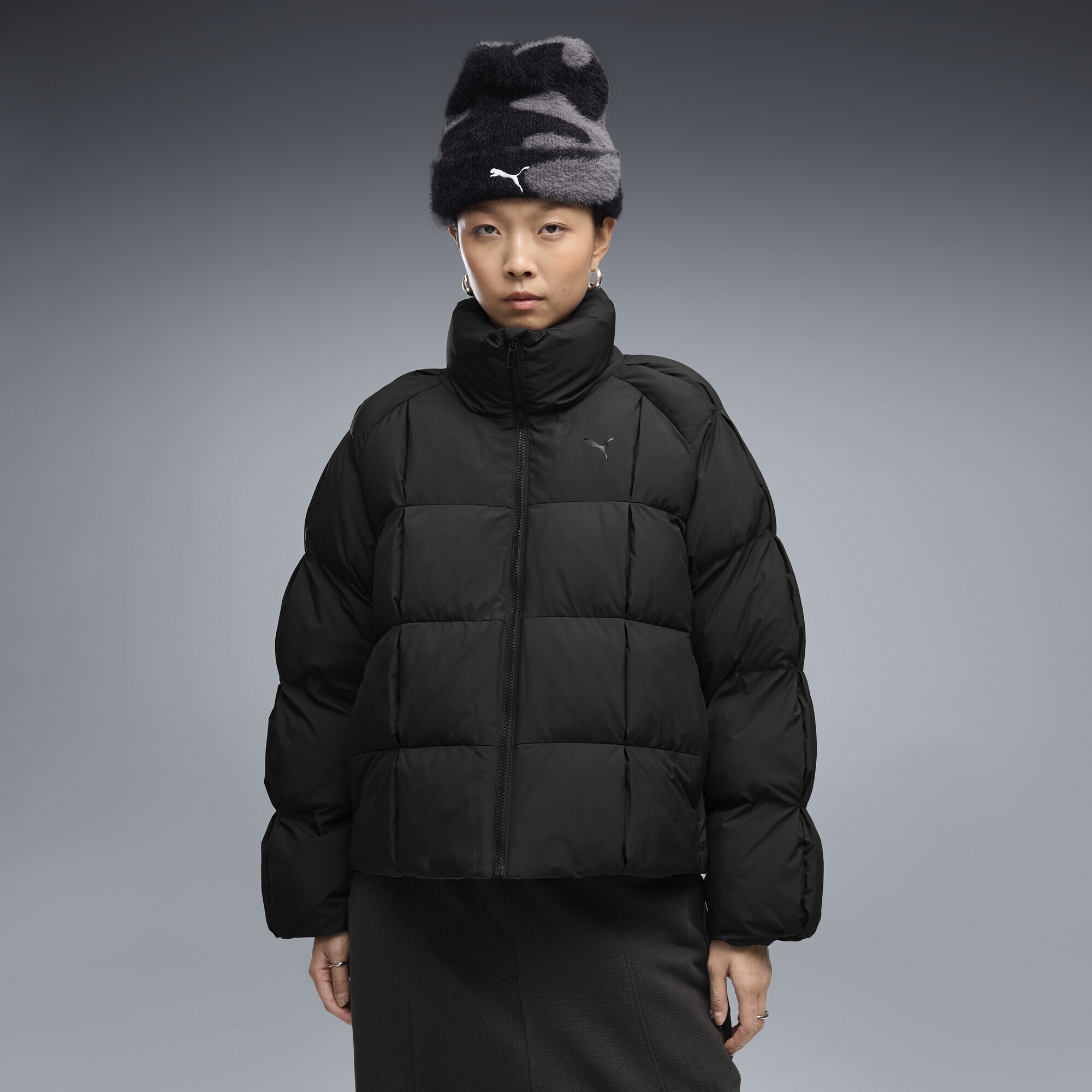 PUMA Winterjacke »T7 Pleat Relaxed Pufferjacke Damen«