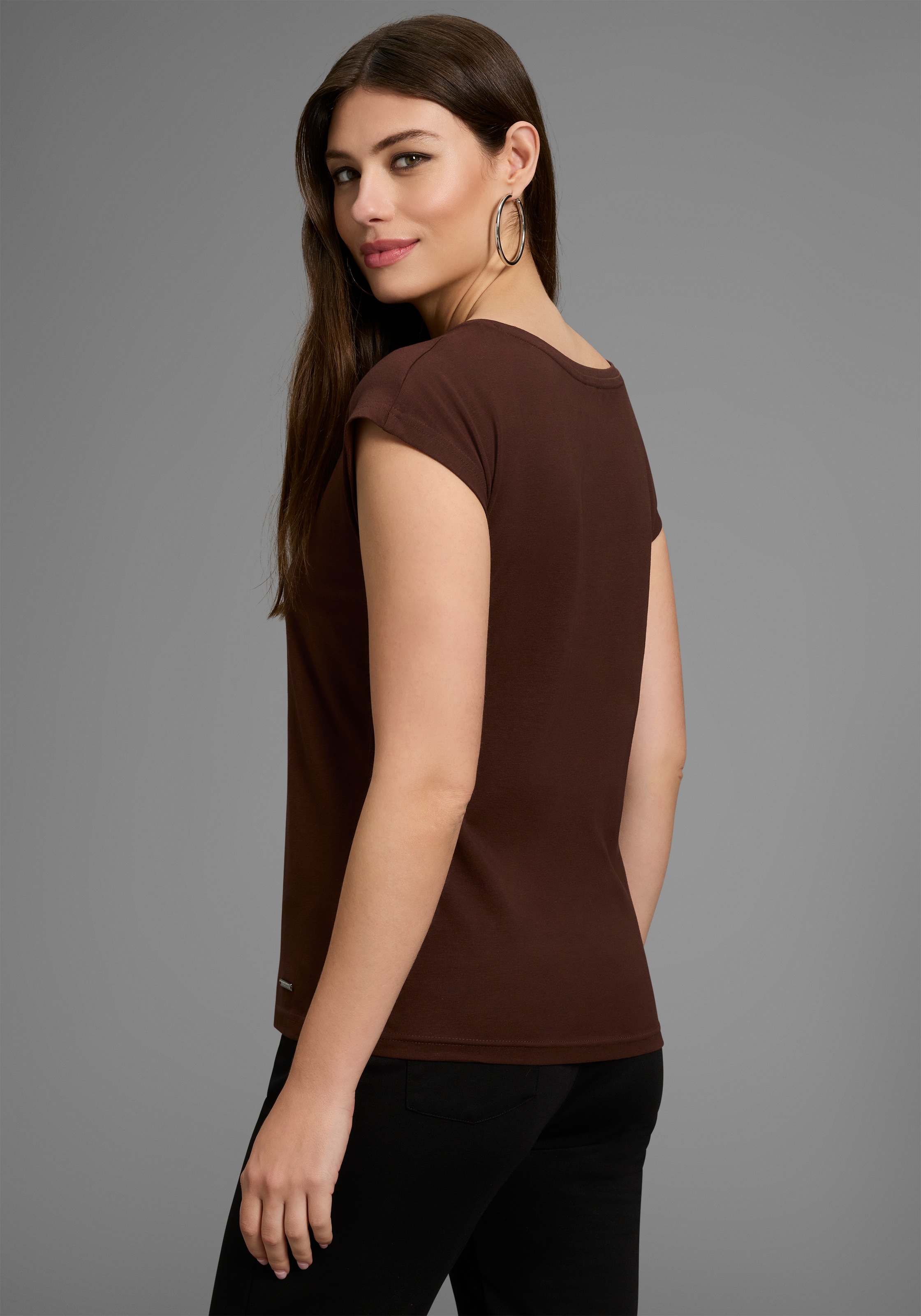 Bruno Banani T-Shirt mit Foil Print günstig online kaufen