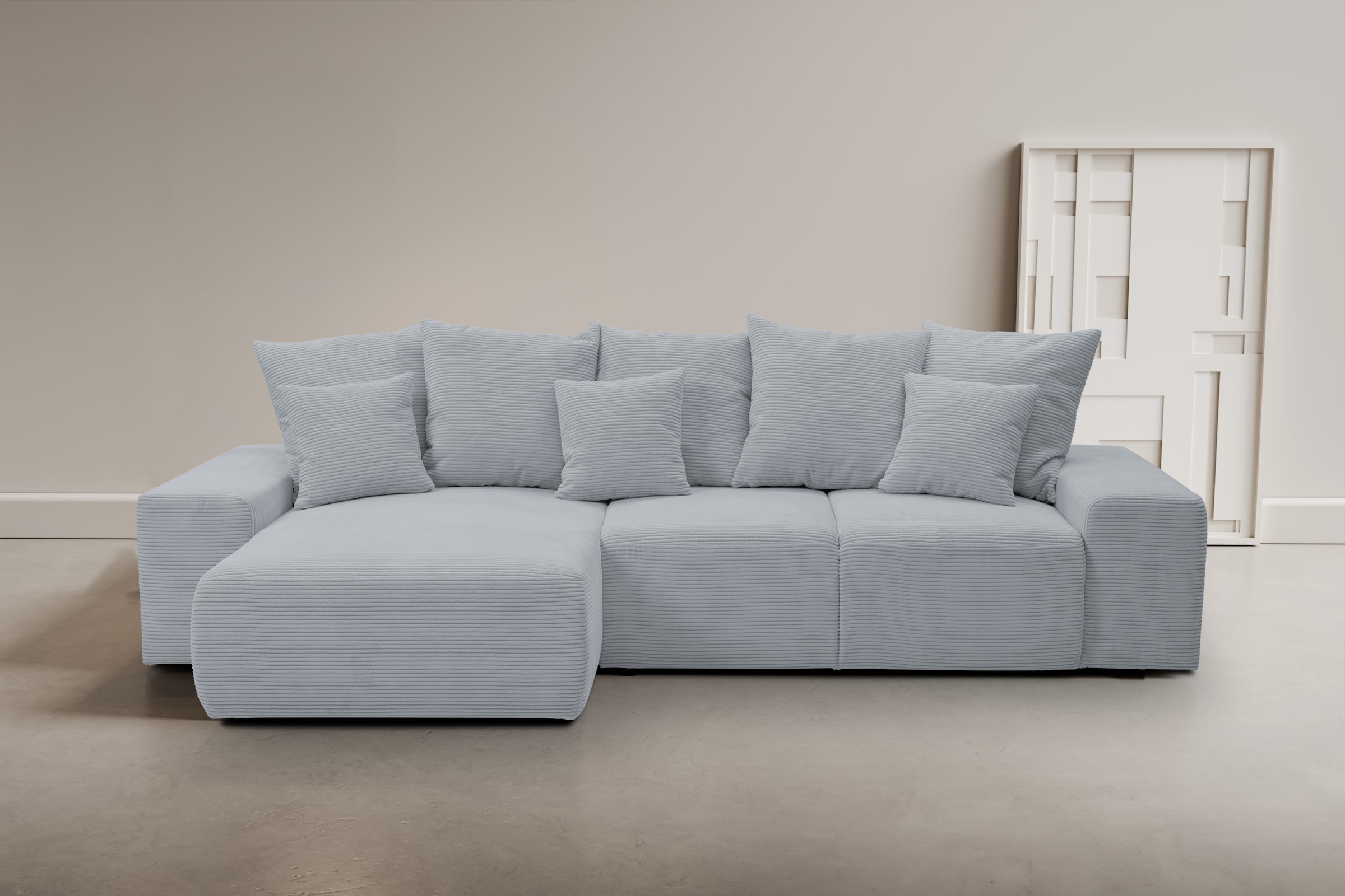 WERK2 Ecksofa "Riwa, modernes Sofa zum Kuscheln und Entspannen, Breite 300c günstig online kaufen