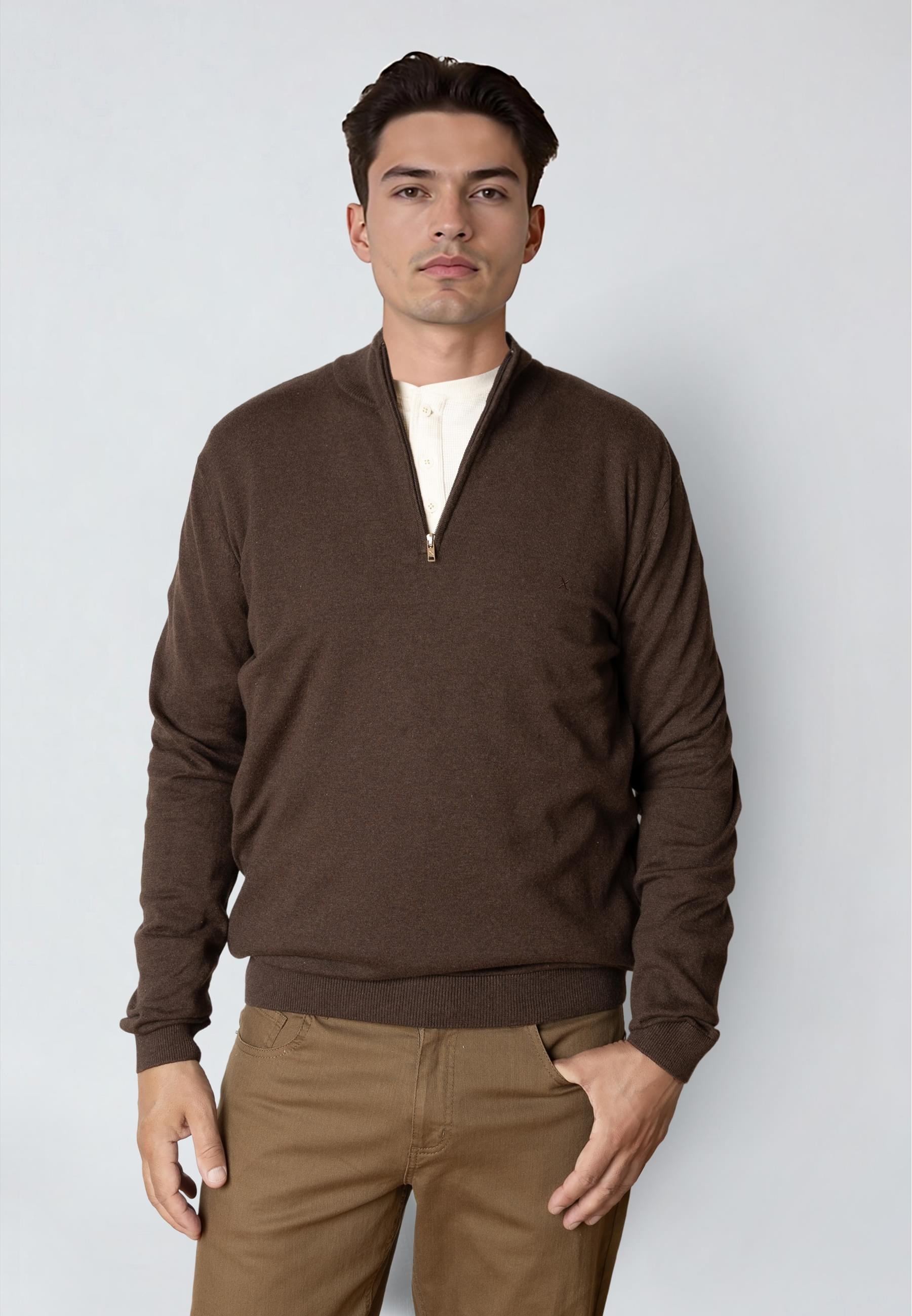 Clean Cut Copenhagen Sweater »Clean Cut Copenhagen Claude Half-Zip Knit«, 1 Stk.
