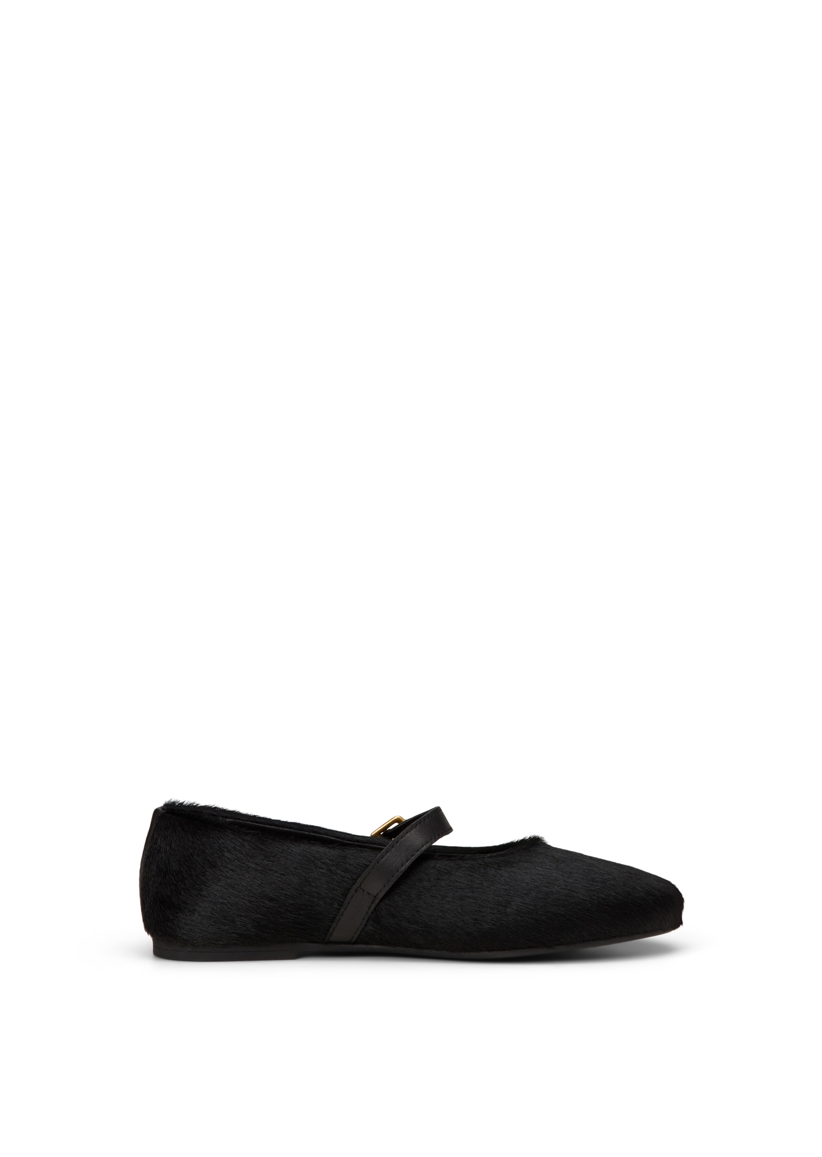 Marc O'Polo Ballerina »aus Rindleder mit Fellhaar-Oberfläche«