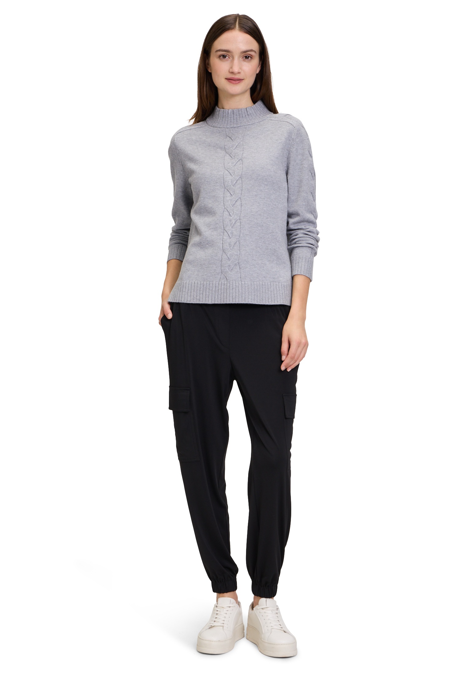 Betty Barclay Strickpullover »Betty Barclay Strickpullover mit Stehkragen«, (1 tlg.), Material