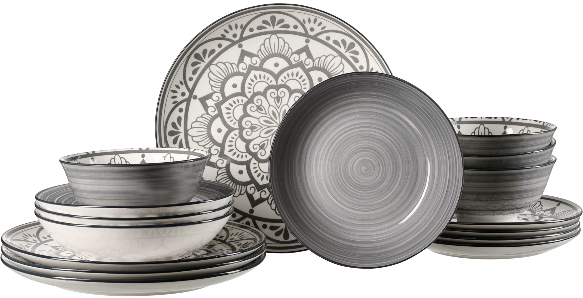 Ritzenhoff & Breker Tafelservice "Doha" Teller Set, aus Porzellan für 4 Per günstig online kaufen