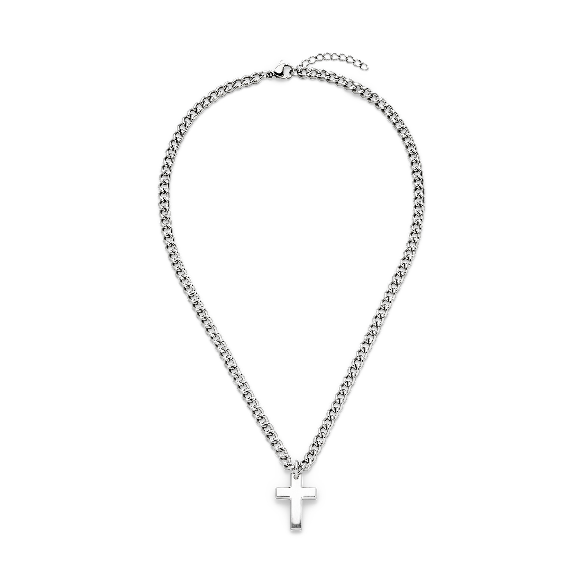 s.Oliver Kette mit Anhänger »Schmuck Geschenk Edelstahl Halskette The Cross, Kreuz«