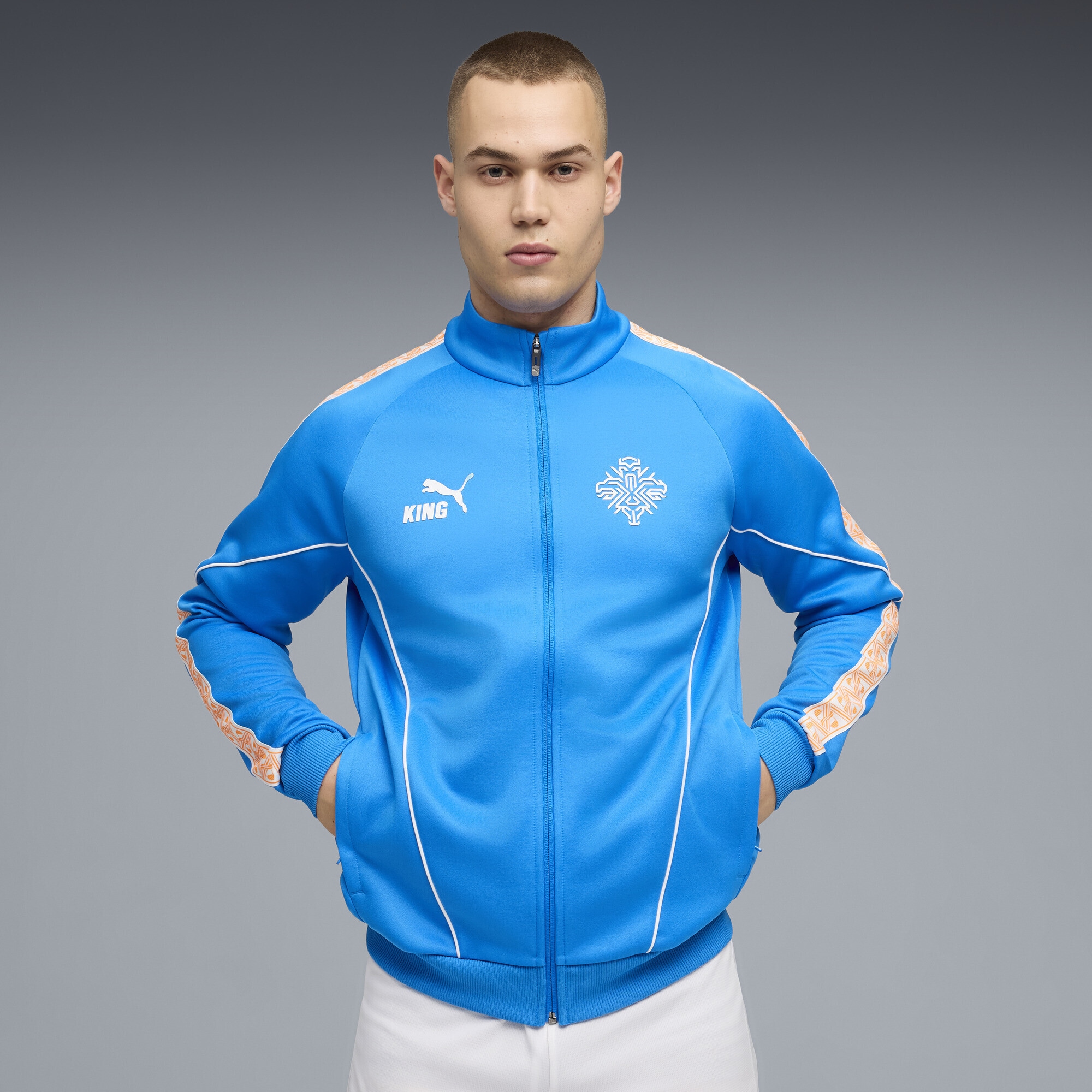 PUMA Sweatjacke »Island KING Anthem Jacke Herren«
