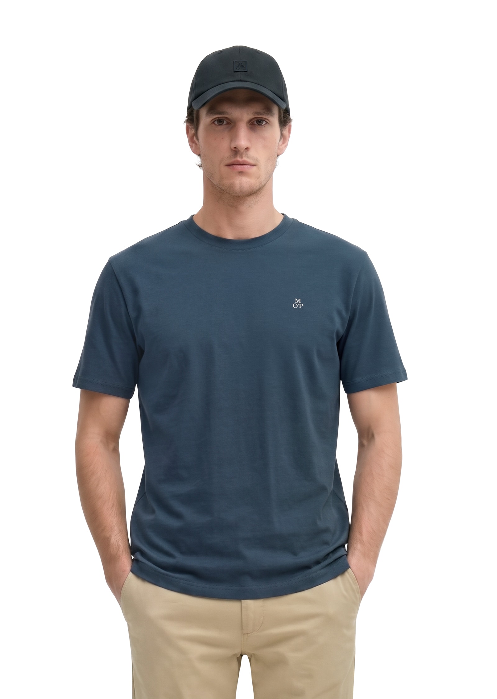 Marc OPolo Logo-T-Shirt aus Bio-Baumwolle