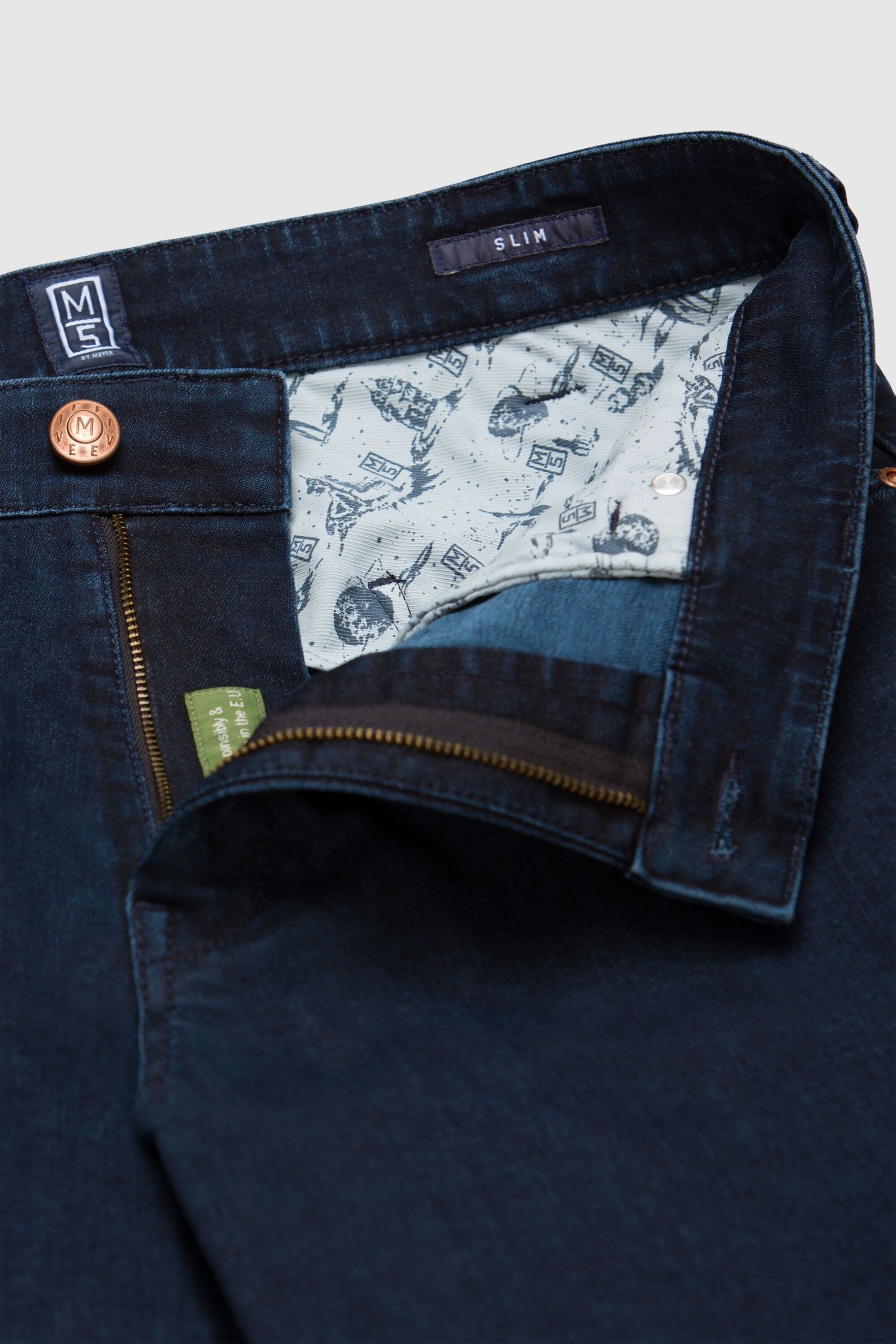 MEYER 5-Pocket-Jeans »Denim, Five-Pocket«, aus reiner Bio-Baumwolle