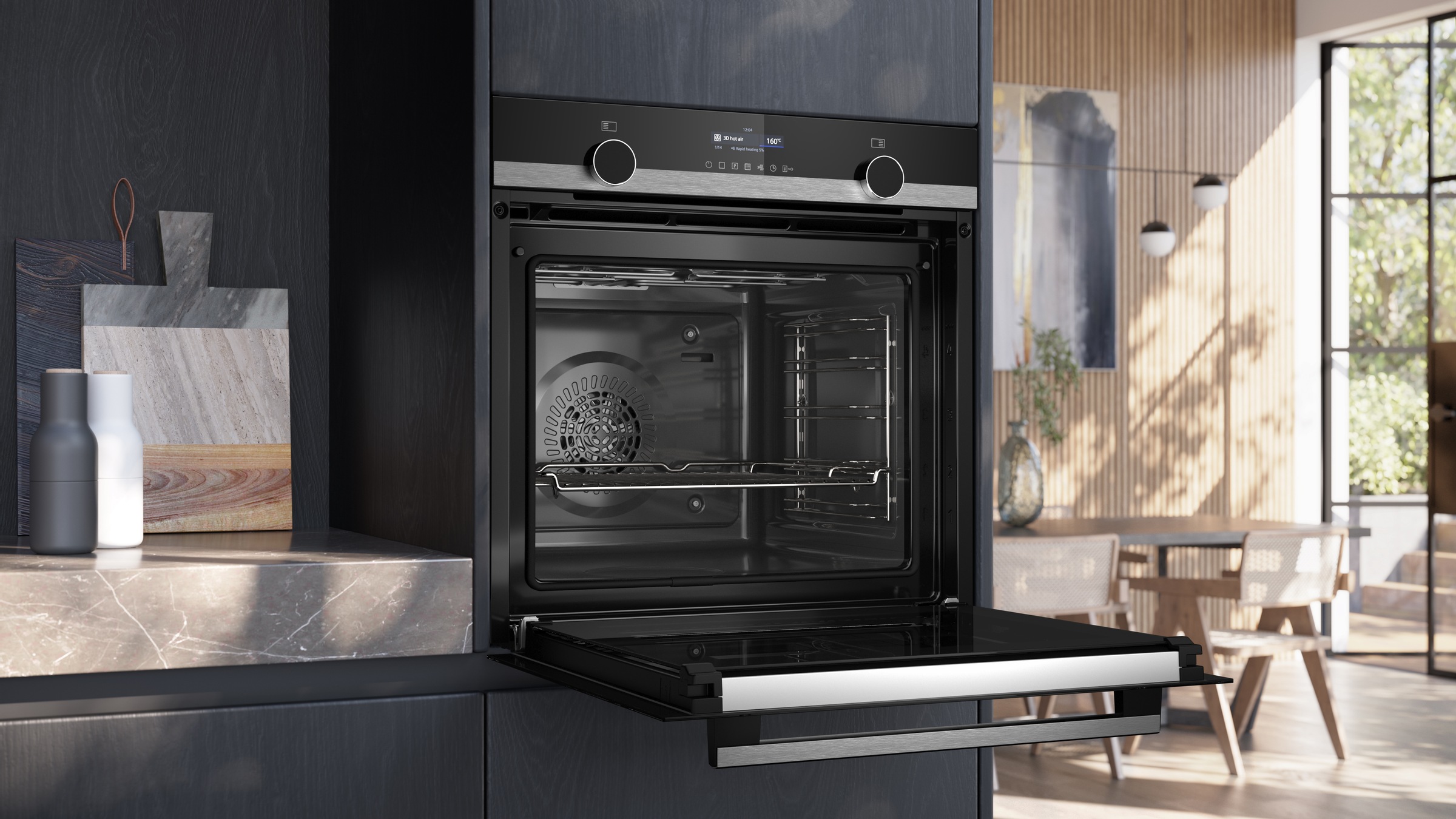 SIEMENS Pyrolyse Backofen iQ500 "HB579GBR3" mit Teleskopauszug nachrüstbar günstig online kaufen