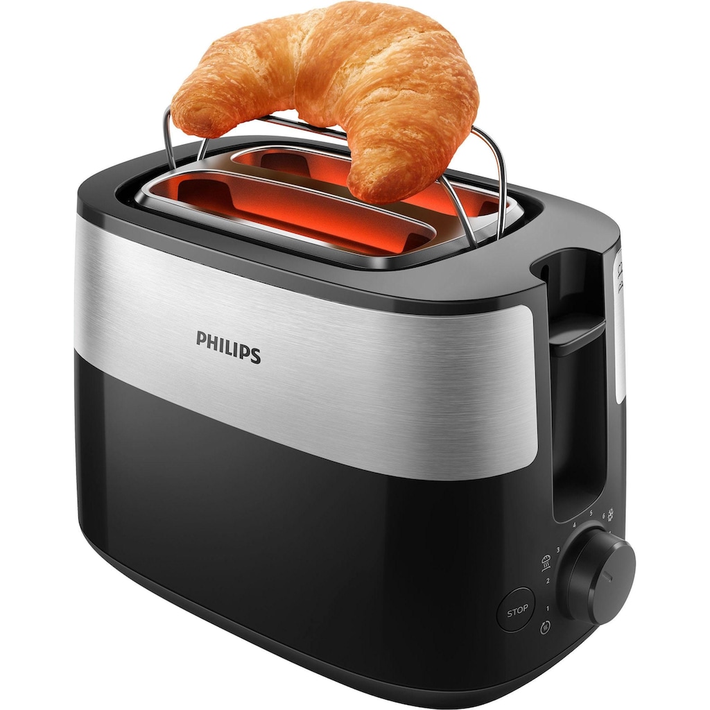 Philips Toaster »Daily Collection HD2516/90«, 2 kurze Schlitze, 830 W