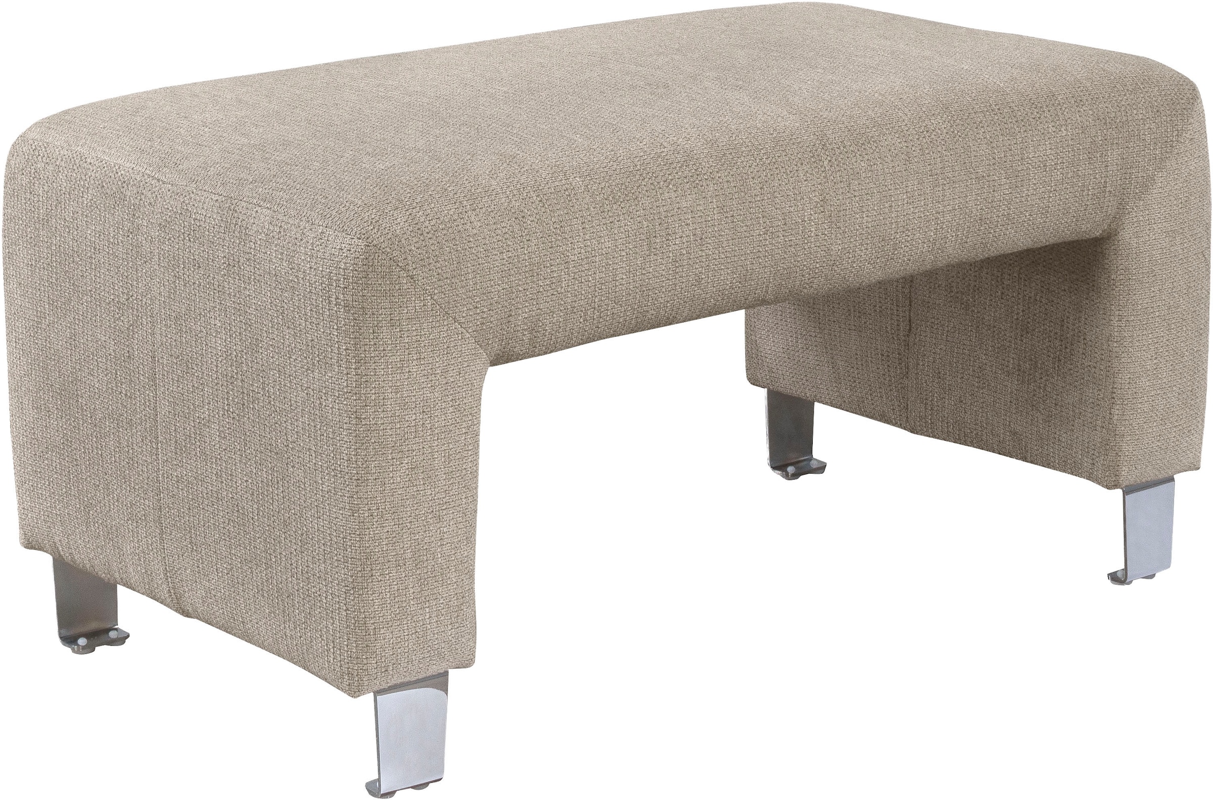 exxpo - sofa fashion Polsterhocker "Intenso, Hocker, modern" hohe Bodenfreiheit, frei im Raum stellbar, hoher Sitzkomfort
