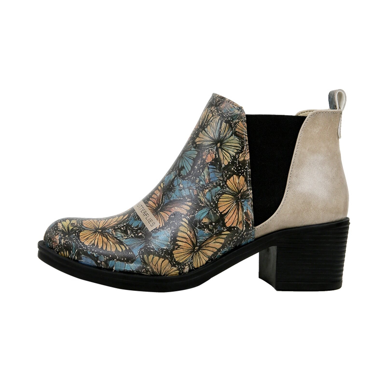 DOGO Stiefelette "Eve Chelsea Boot Moths And Butterflies Damen Stiefeletten günstig online kaufen