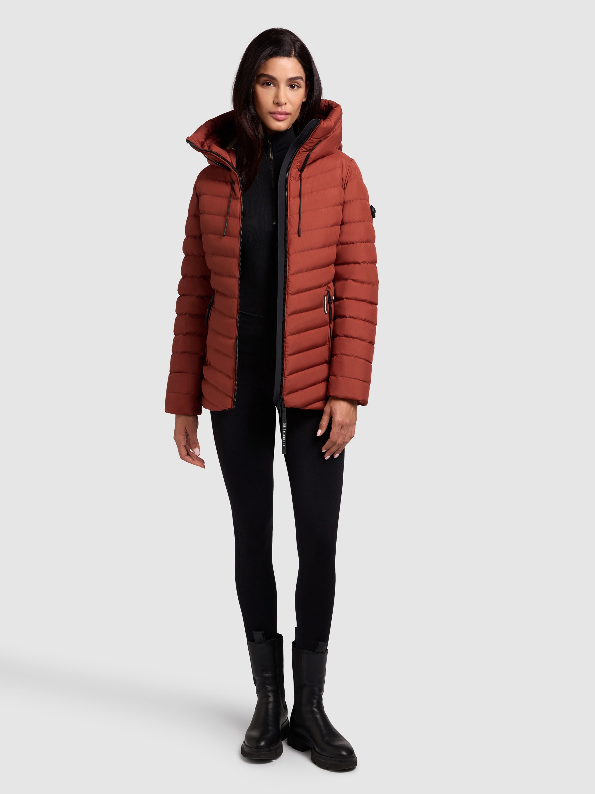khujo Steppjacke »PACE«, mit Kapuze