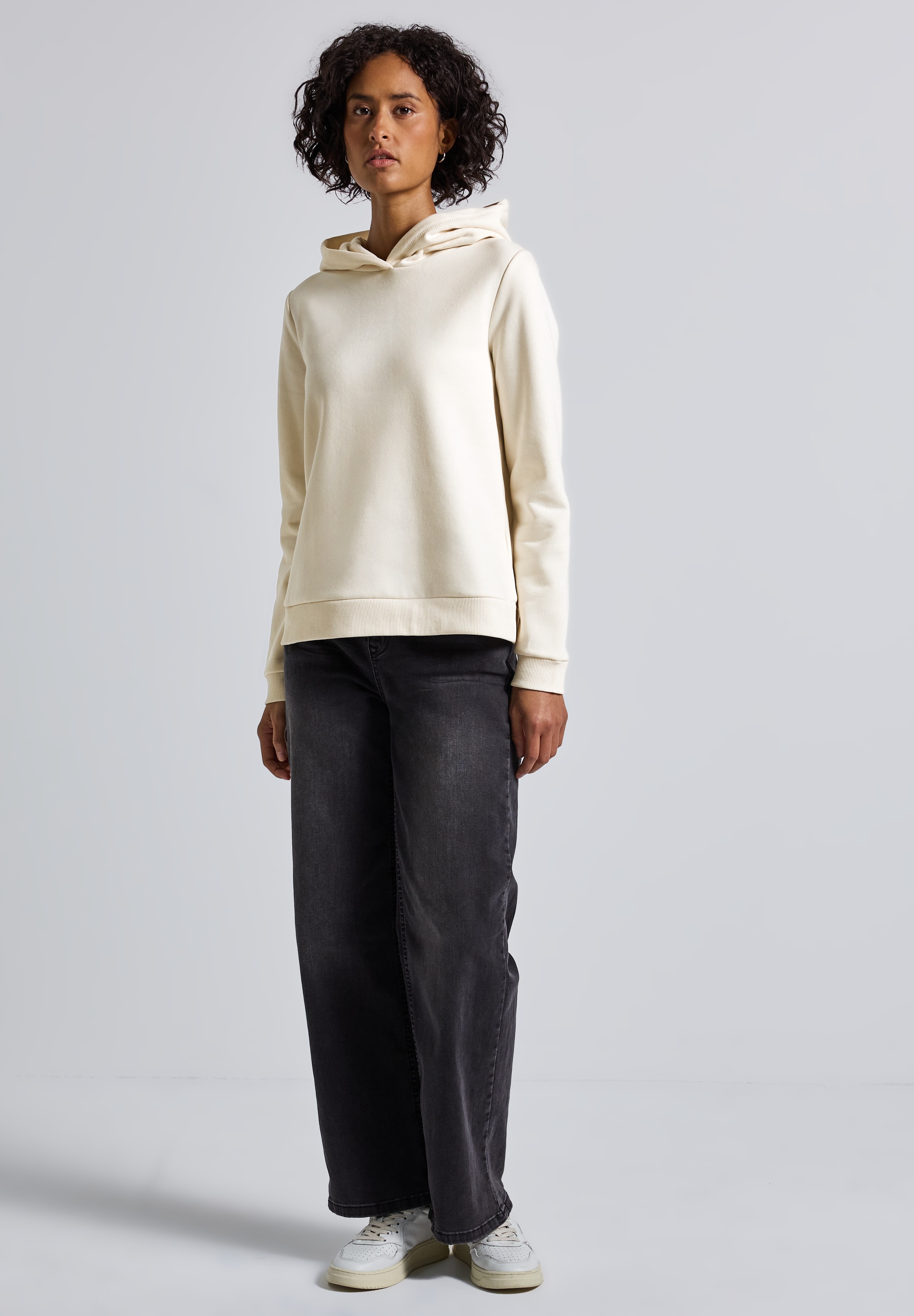 STREET ONE Hoodie, im soften Baumwoll-Mix
