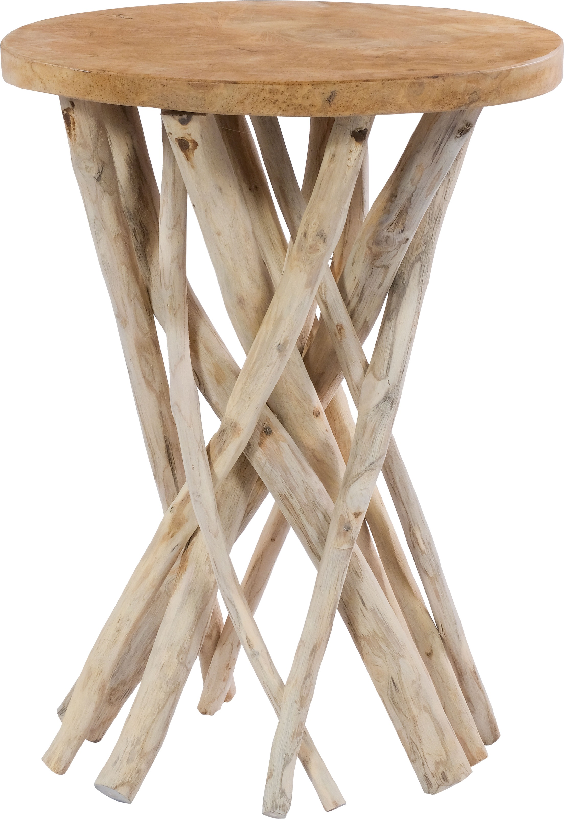 Kayoom Beistelltisch "Radix 125, hochwertiges Teakholz, Natur-Design", (1 S günstig online kaufen