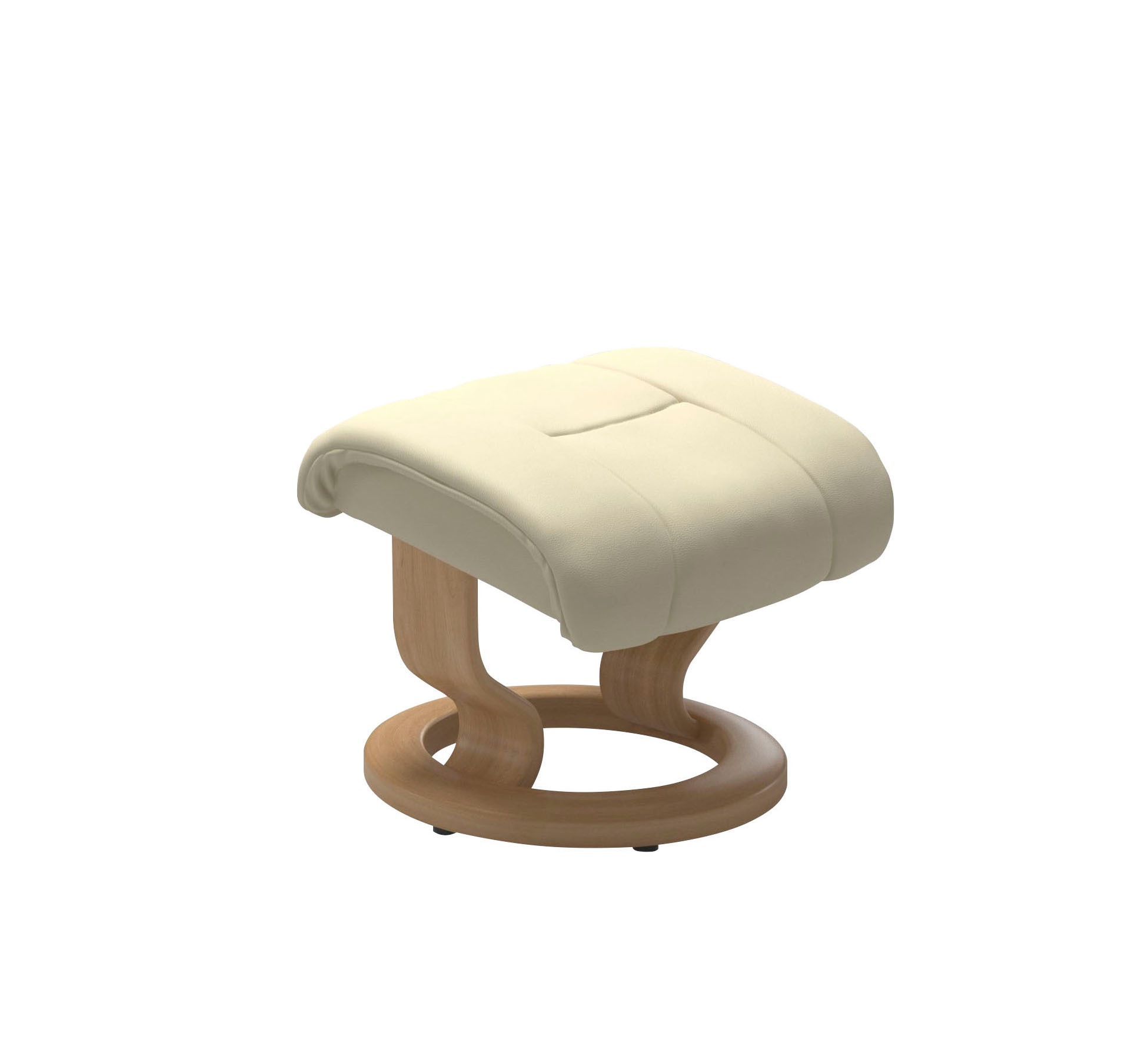 Thumbnail - Stressless Relaxsessel "Reno" Set, Relaxsessel mit Hocker, mit Hocker, mit Classic Base, Größe S, M & L, Gestell Eiche