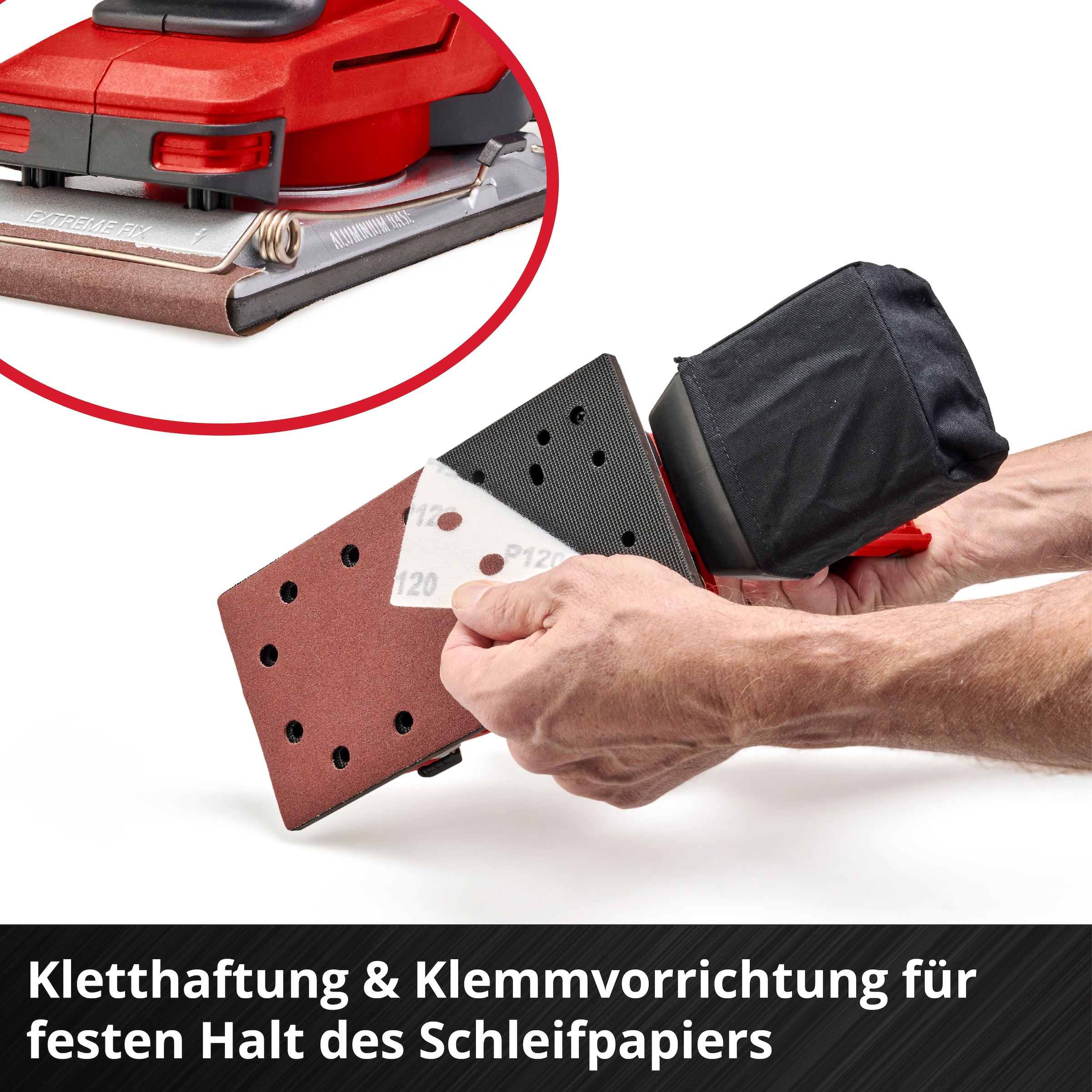 Einhell Schwingschleifer »TE-OS 18/230 Li Solo, Akku«, (2 tlg.), ohne Akku und Ladegerät