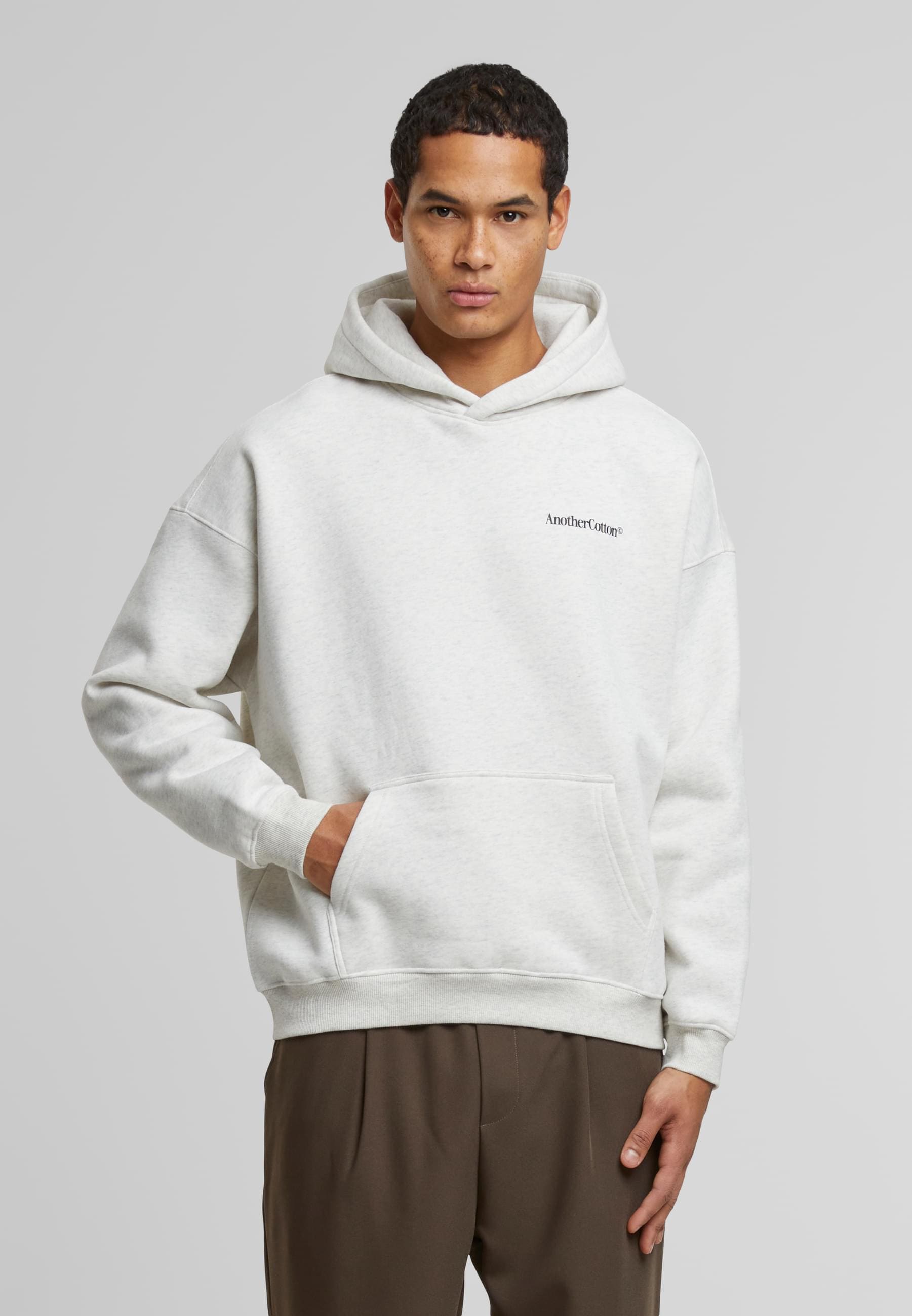 Another Cotton Lab Kapuzensweatshirt »Another Cotton Lab More Espresso Oversized Hoodie«, (1 tlg.)