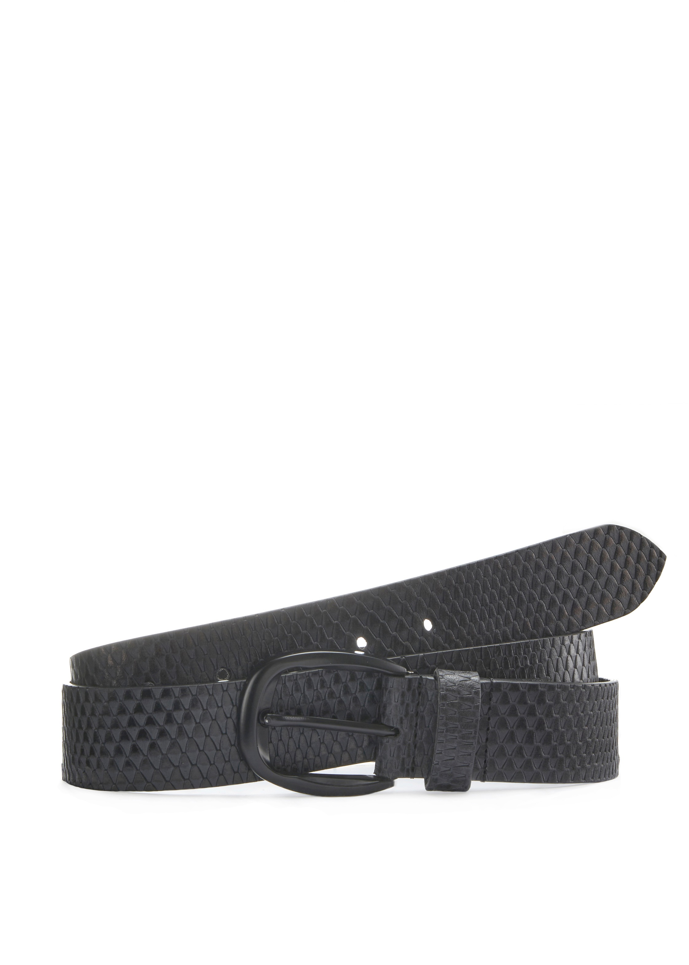 Hüftgürtel AUTHENTIC LE JOGGER "Herrengürtel, Anzuggürtel", Herren, Gr. 85, schwarz, Rindsleder, Gürtel Hüftgürtel, aus Leder, Hüftgürtel