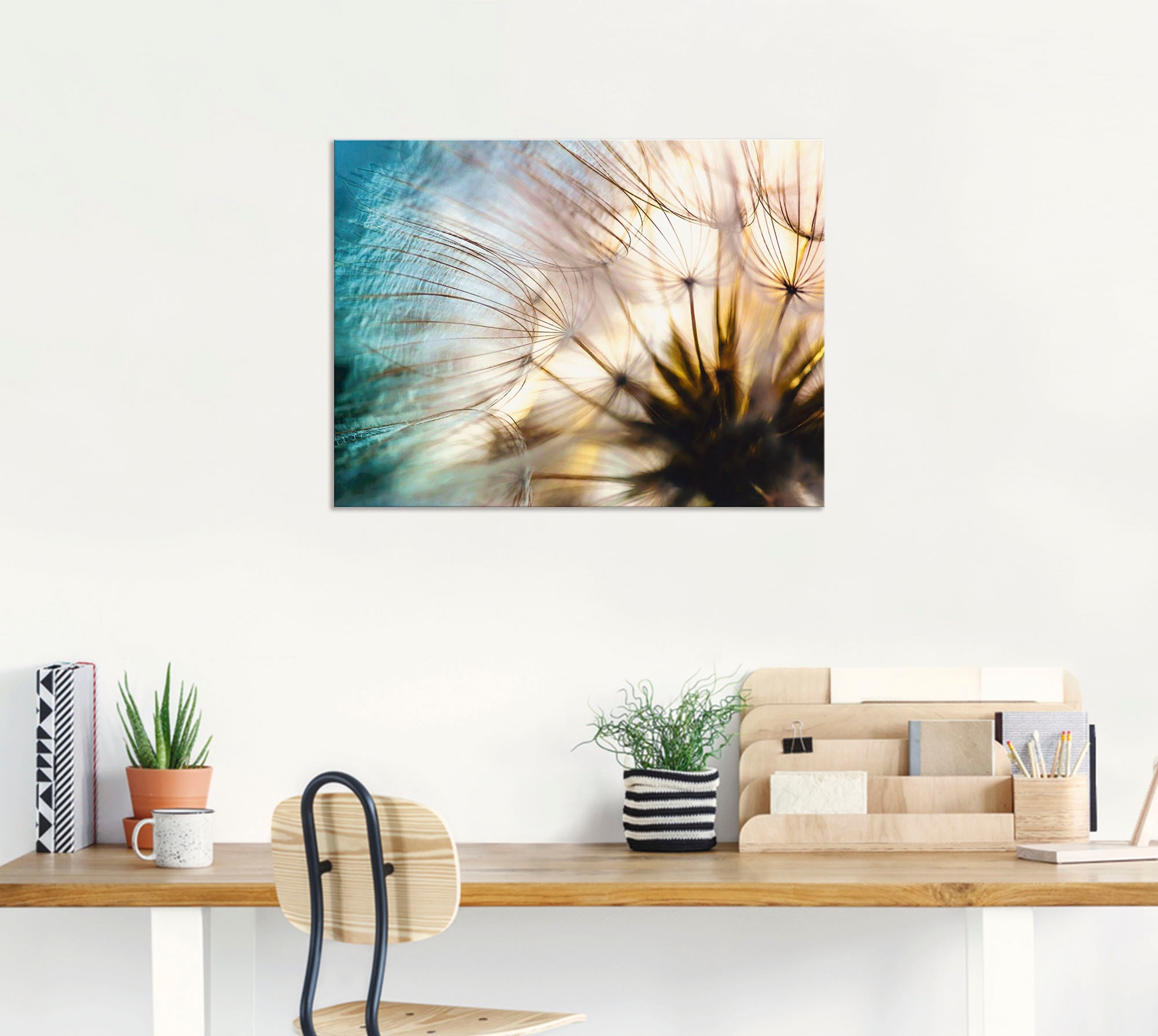 Artland Wandbild »Pusteblume Makro abstrakt«, Blumen, (1 St.), als Alubild, Outdoorbild, Leinwandbild, Poster, Wandaufkleber