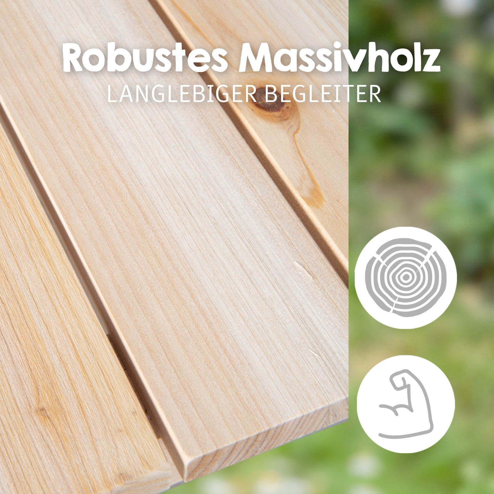 roba® Garten-Kindersitzgruppe »Outdoor+, natur«