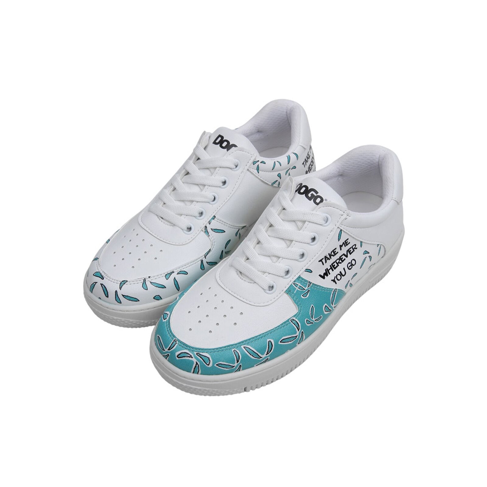 DOGO Sneaker »Dice Low-Top Sneaker Daisy Stripes Damen Sneaker, Dice Low-Top«  Handgefertigt