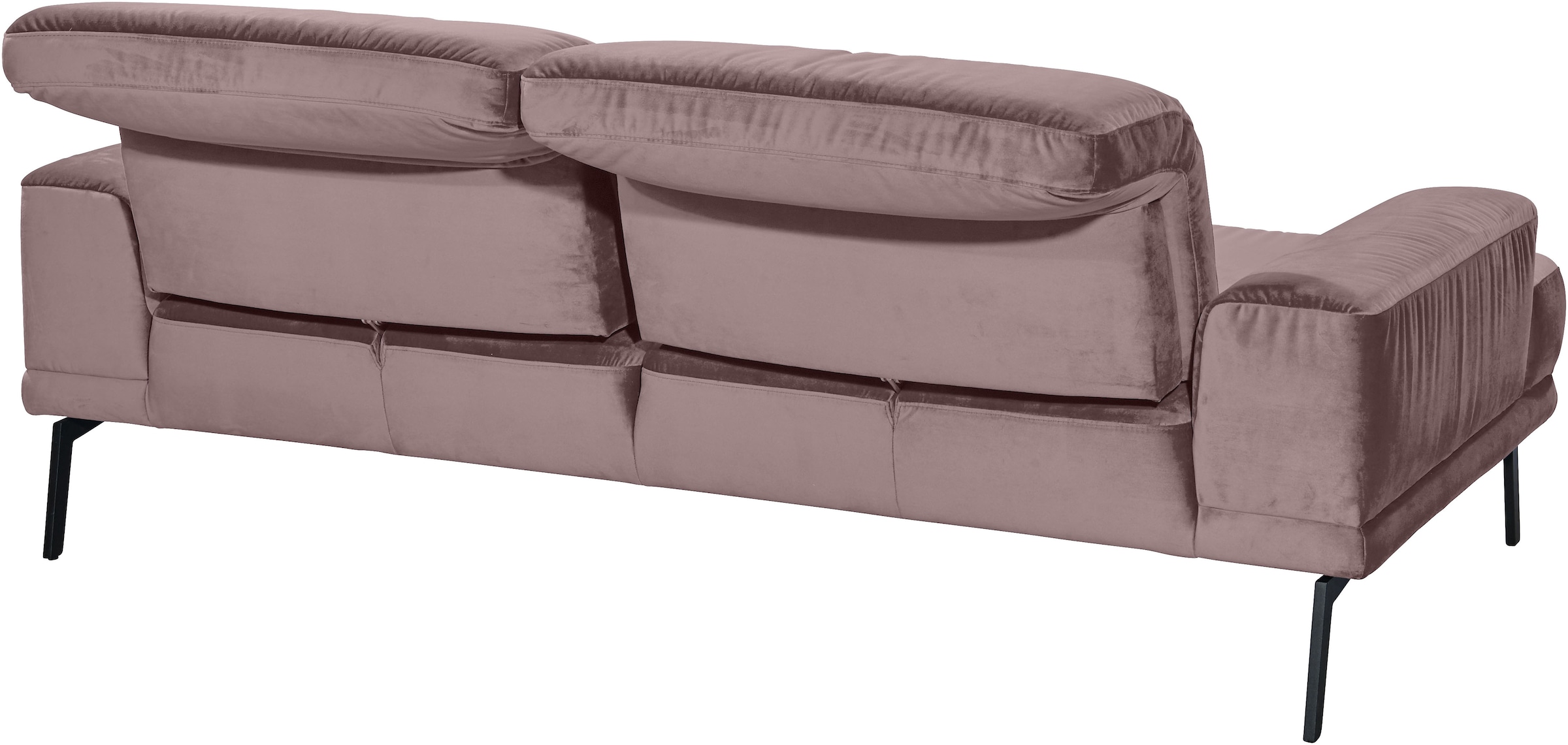 Musterring 3-Sitzer »MR 4580«, inkl. Kopf- und Sitztiefenverstellung, Fuß schwarz, B228 x T103 cm