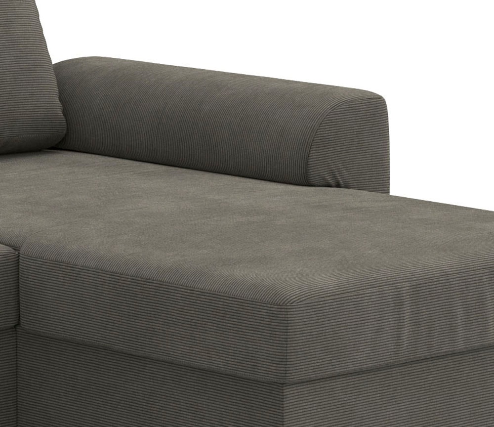 COTTA Wohnlandschaft »Drift U-Form Recamiere, Breite 327 cm« optional auch mit Schlaffunktion, Wellenunterfederung