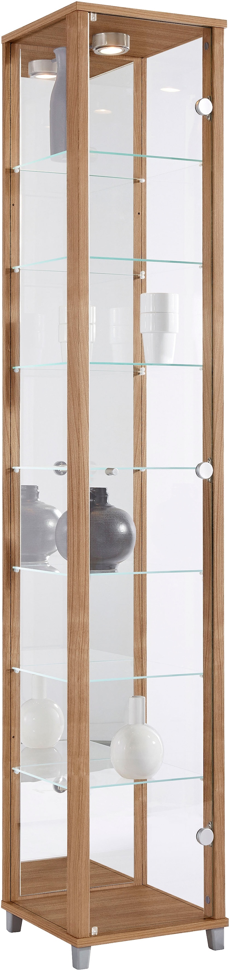 fif möbel "OPTIMA" Standvitrine/Glasvitrine 1x Glastür,perfekt für Sammler, günstig online kaufen