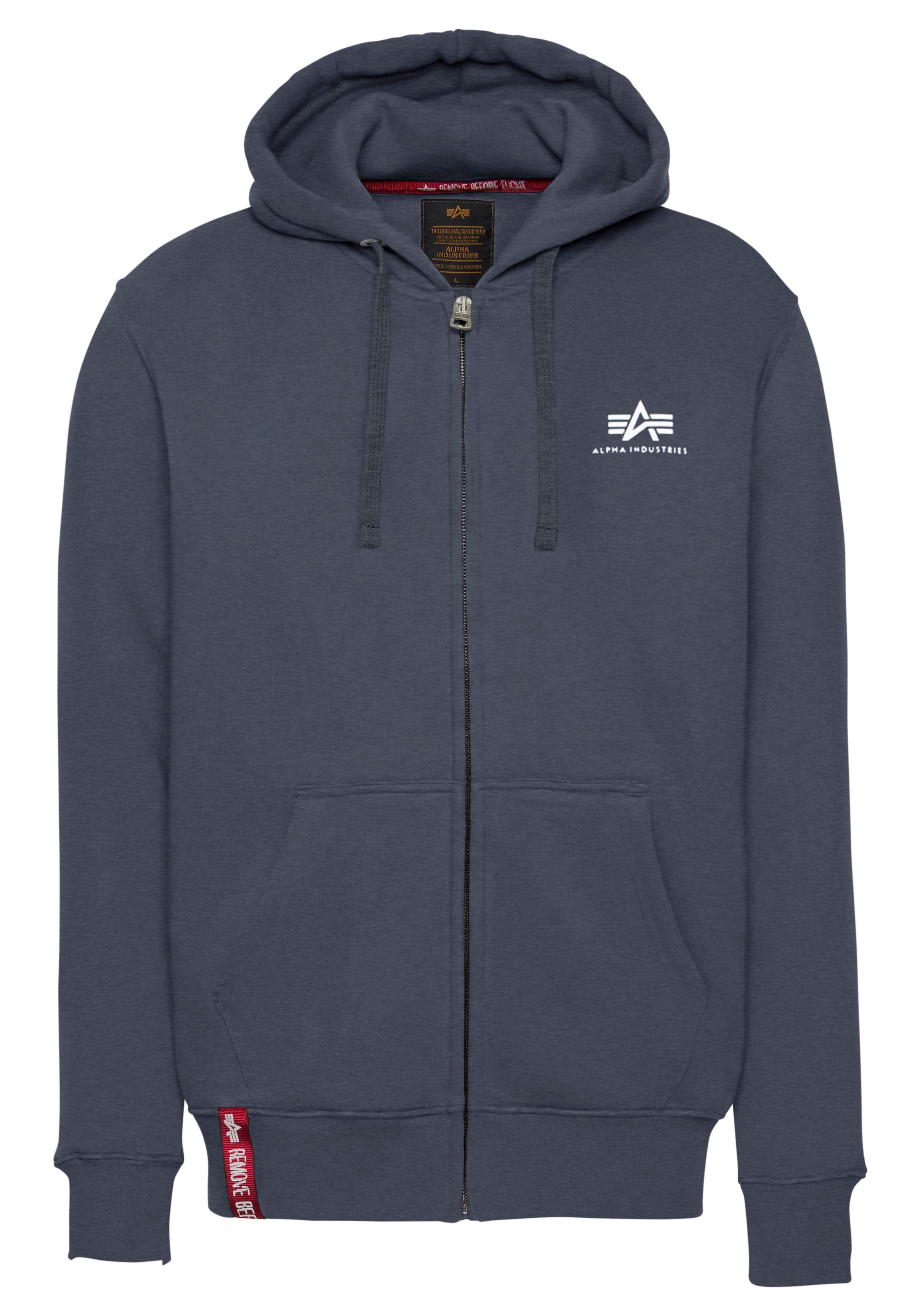 Alpha Industries Kapuzensweatjacke »Basic Zip Hoody SL«
