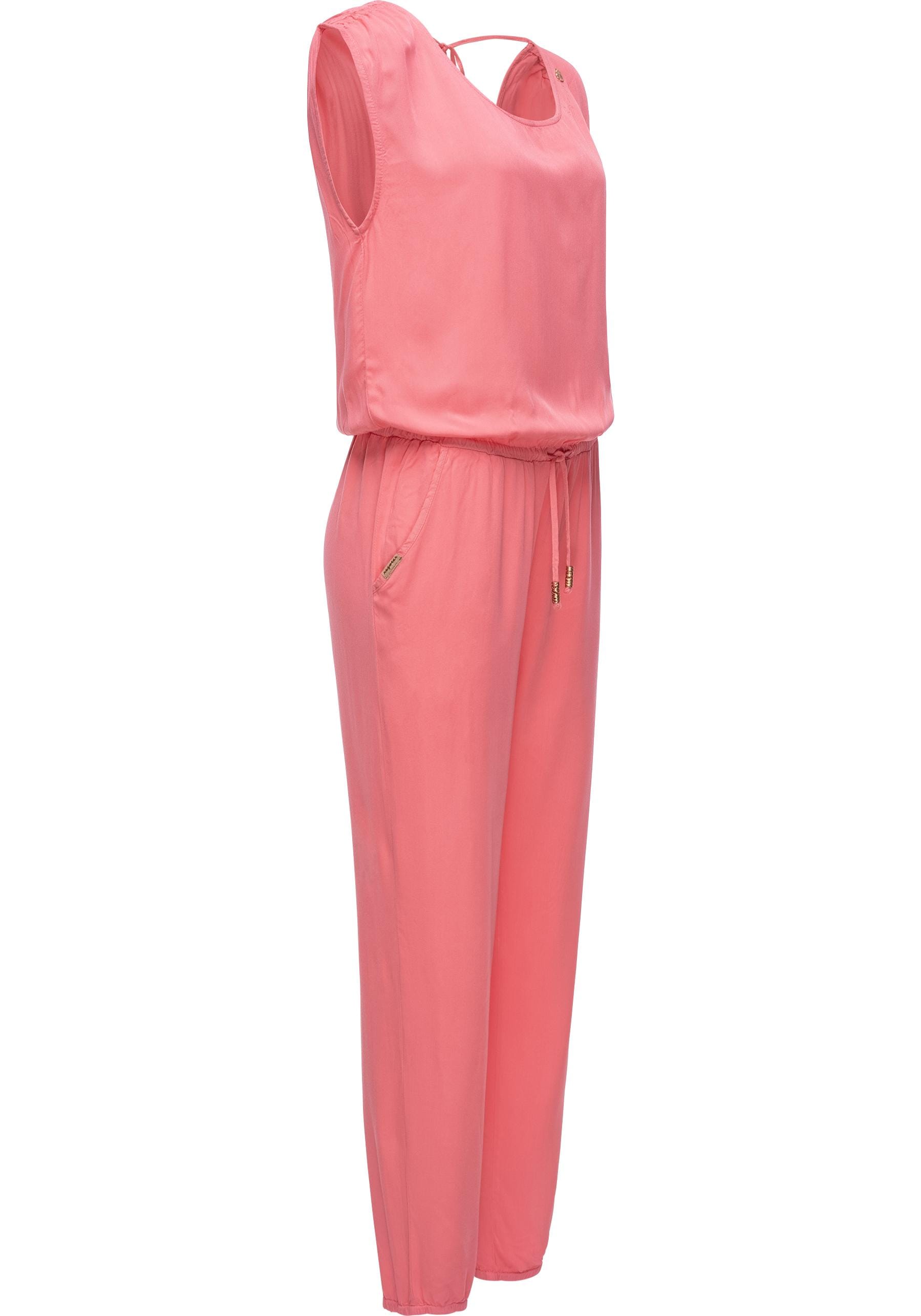 Ragwear Jumpsuit »Noveel«, schicker, langer Damen Overall mit Bindeband