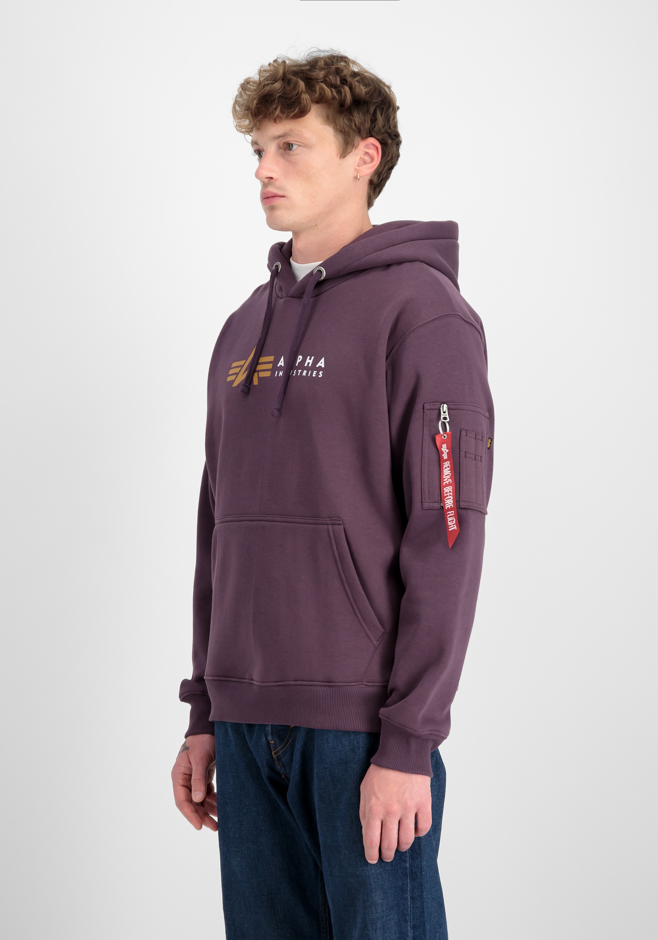 Alpha Industries Hoodie »Alpha Label Hoodie Kapuzensweatshirt«