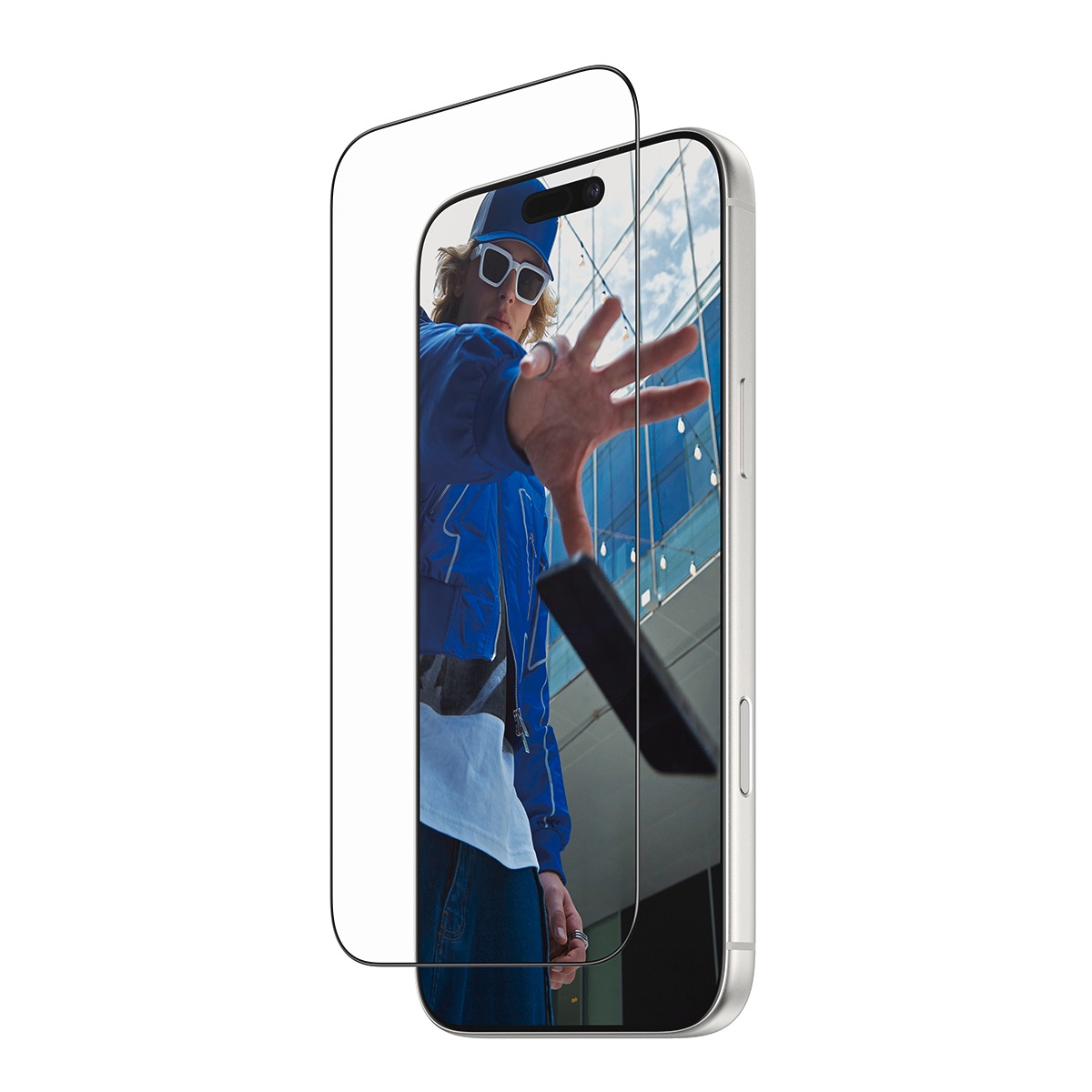 CARE by PanzerGlass Displayschutzglas »Ultra-Wide Fit Screen Protector FASTFIT IN-A-BOX«, für Apple iPhone 17 Pro Max, Displayschutzfolie, Schutzfolie, Bildschirmschutz, kratz- & stoßfest