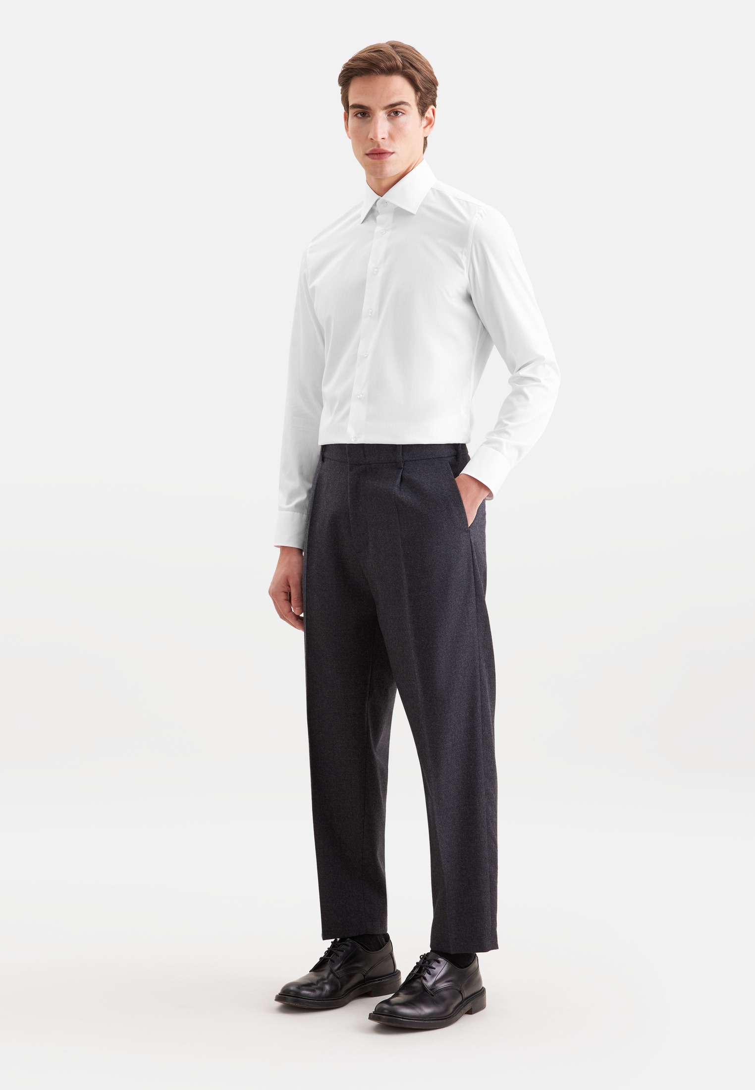 seidensticker Businesshemd »Schwarze Rose« X-Slim 1/1 Kentkragen Uni