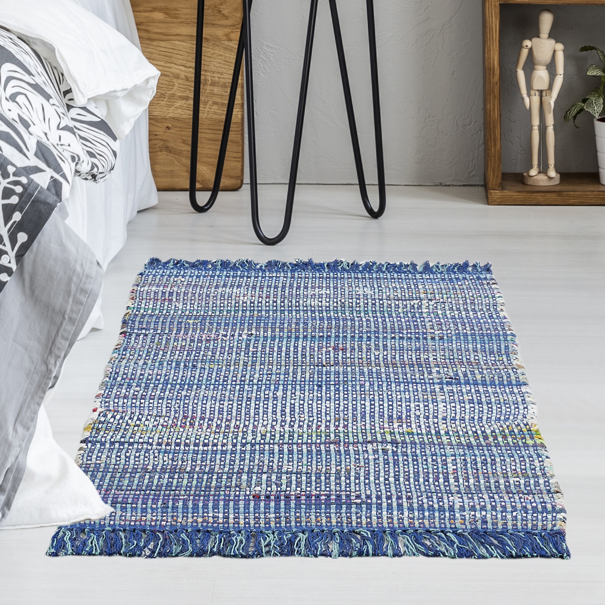 Andiamo Teppich "Frida" rechteckig 8 mm Höhe Handweb Teppich, Fleckerl, rei günstig online kaufen