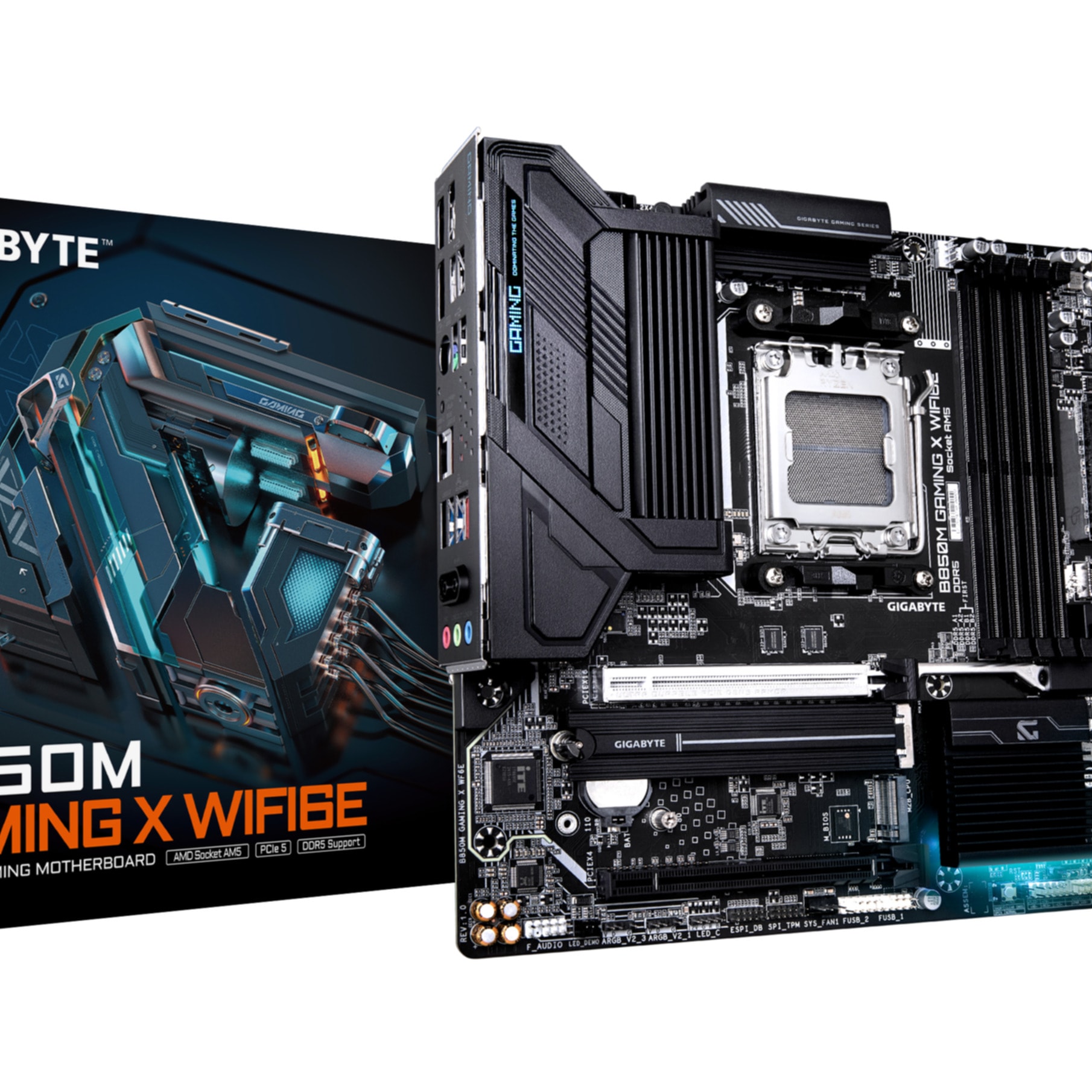 Gigabyte Mainboard »B850M GAMING X WIFI6E Motherboard - AMD Ryzen 9000 Serien CPUs, 10+2+2«