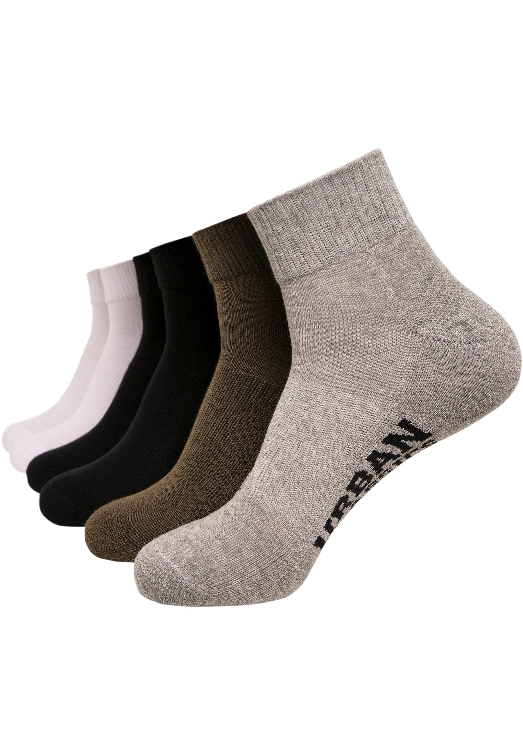 Basicsocken »Urban Classics Unisex High Sneaker Socks 6-Pack«, (1 Paar)