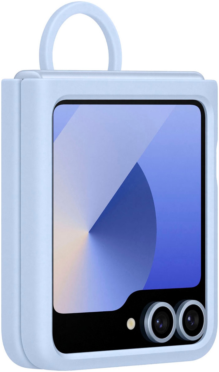 Samsung Backcover »Silicone Case with Ring für Galaxy Flip6«, Backcover, Schutzhülle, Handyschutzhülle, Case, Schutzcase, stoßfest
