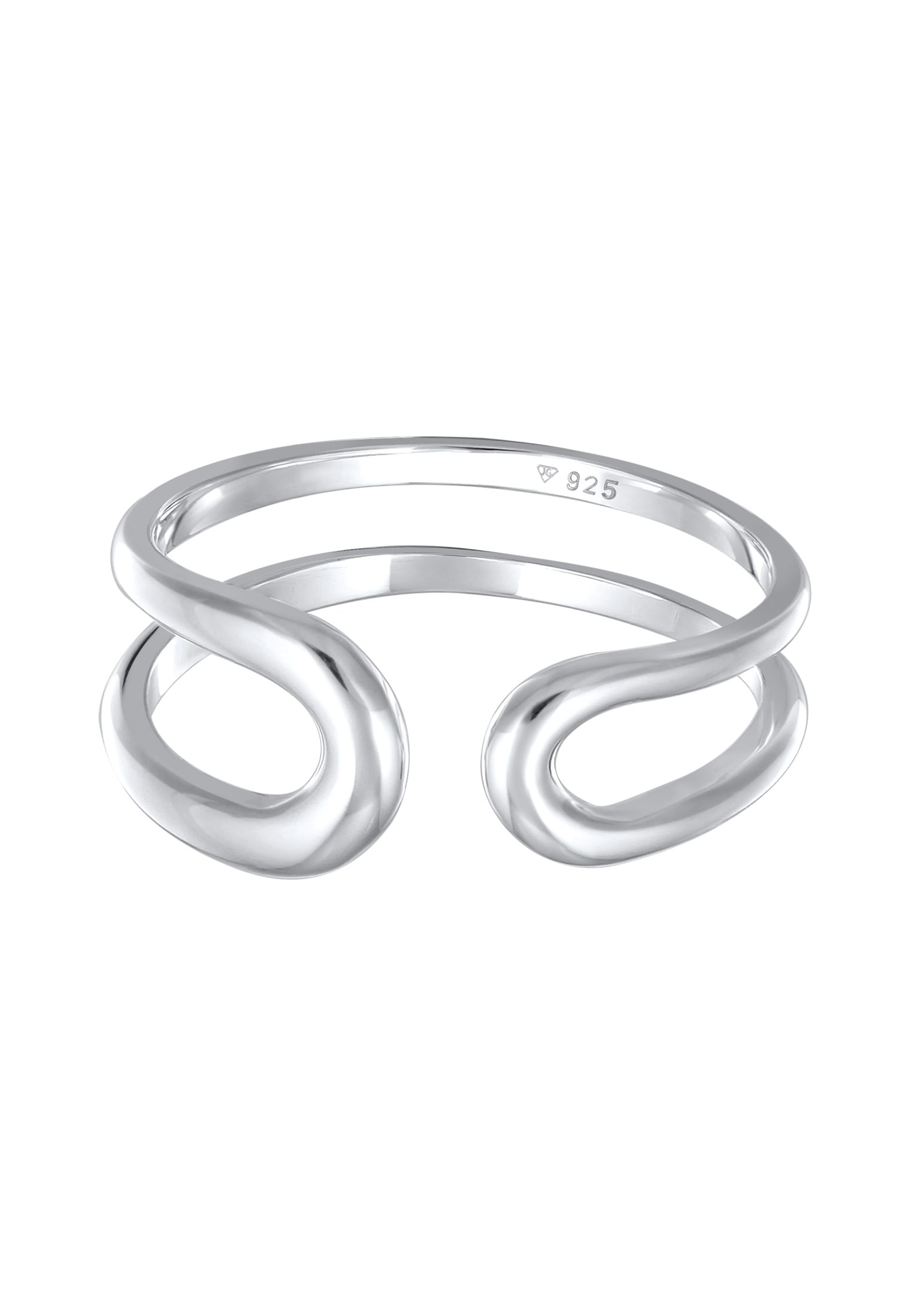 Elli Premium Silberring »Ring Offen Modern Verstellbar 925 Silber«