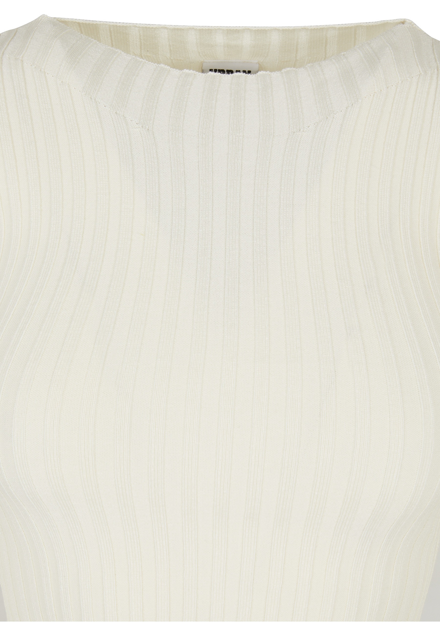 Thumbnail - URBAN CLASSICS Fleecepullover "Urban Classics Damen Ladies Short Rib Knit Twisted Back Sweater", 1 Stk.