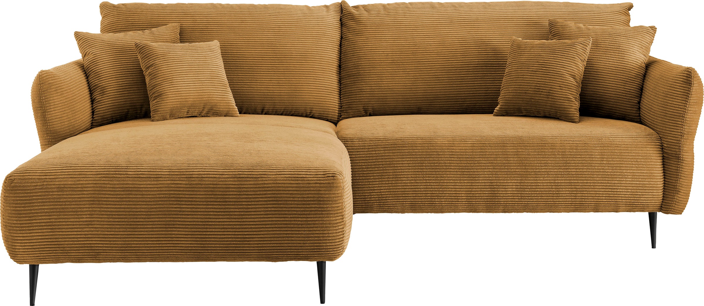 INOSIGN Ecksofa »Amarena L-Form«, inklusive Armlehnenverstellfunktion, 4x Zierkissen gratis