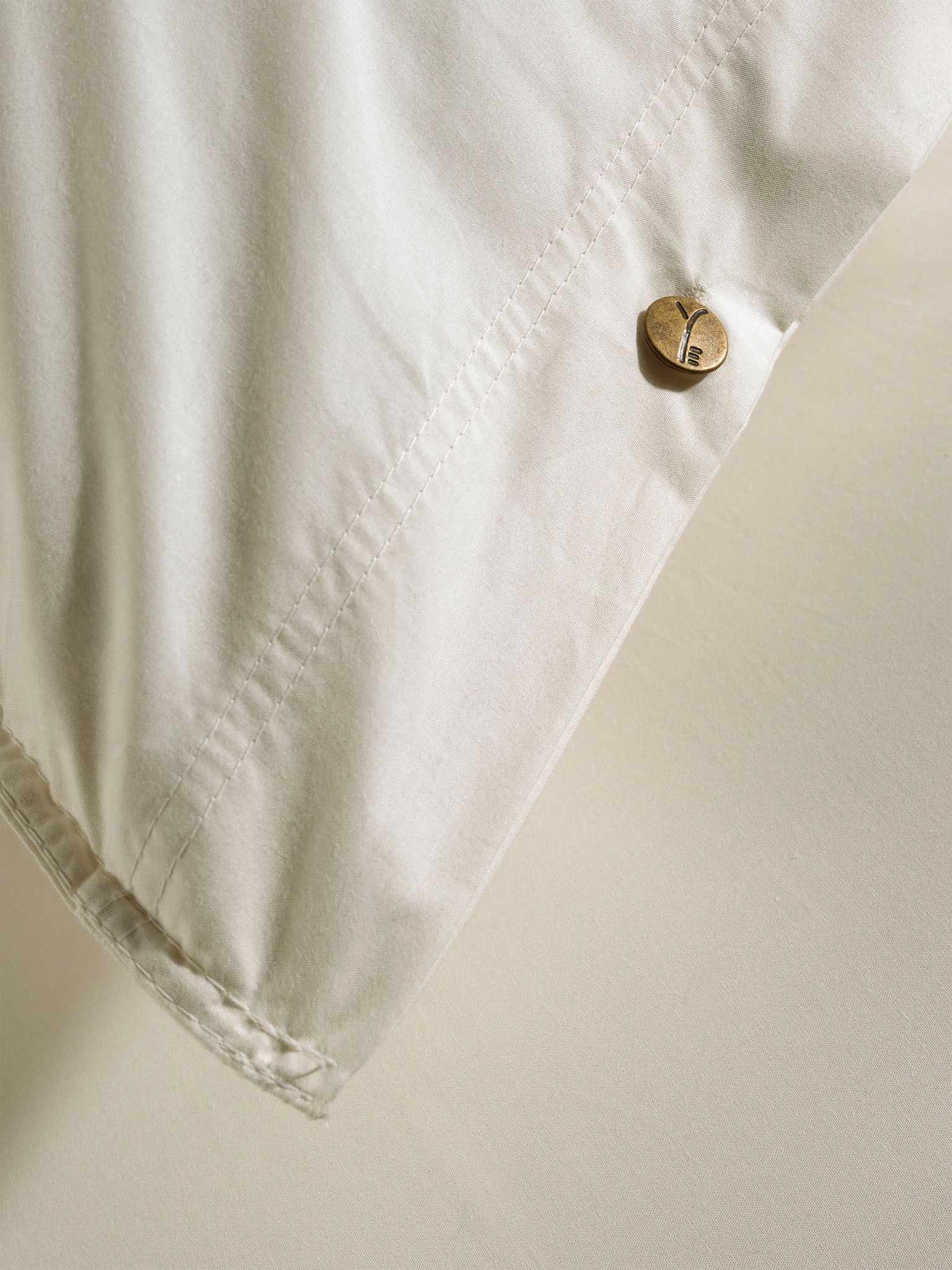 YELLOW Bettwäsche »Percale« 2 Stk. tlg. Uni Design, 100% Baumwolle ab 135x200 cm.