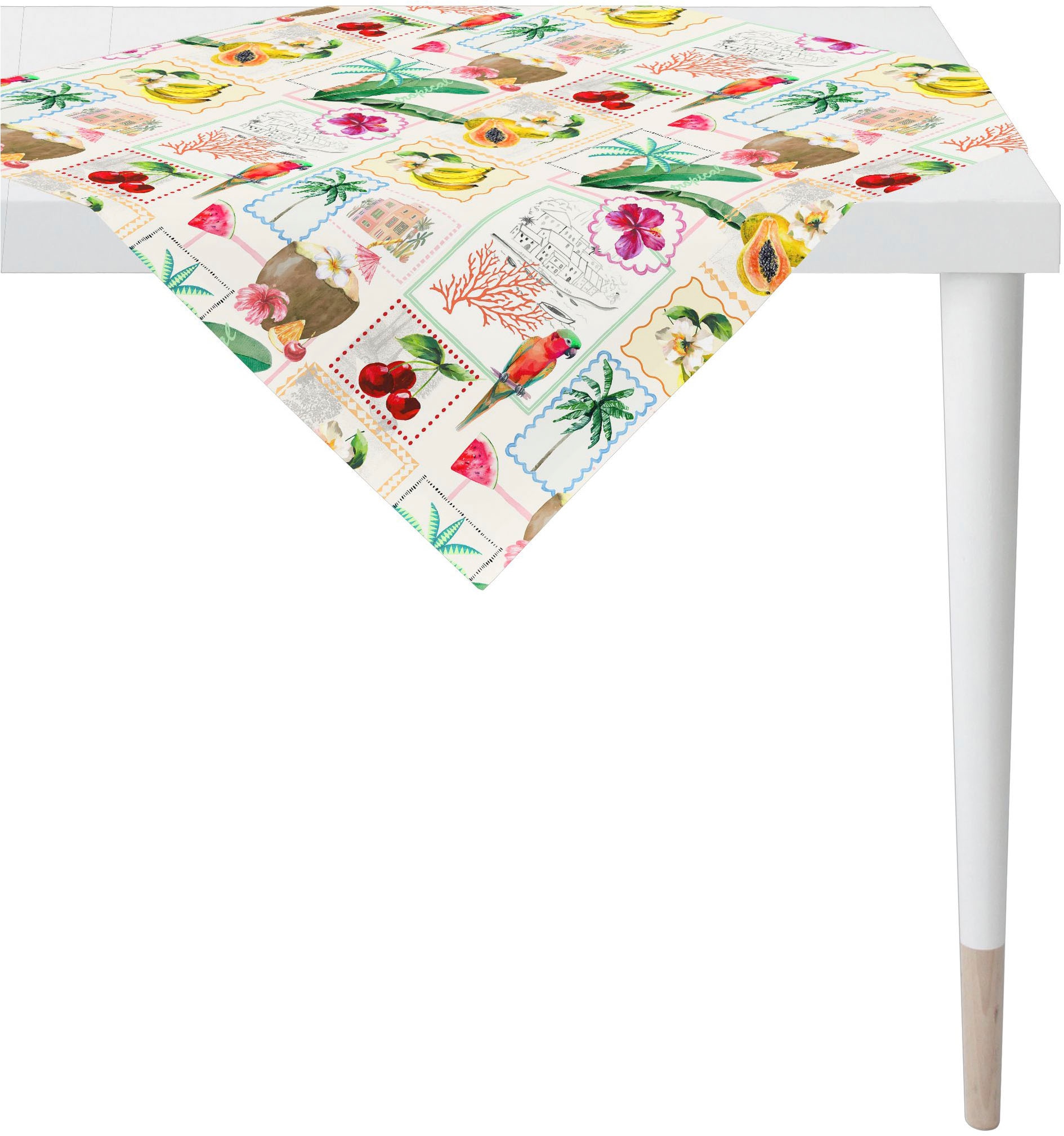 APELT Tischdecke "3814" exotisches Patchdesign