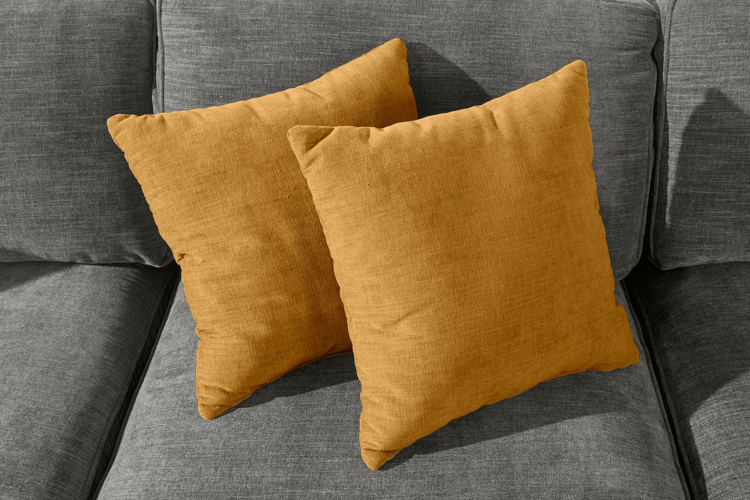 Home affaire Ecksofa »Broughton L-Form«, weicher Sitzkomfort, incl. 4 Zierkissen, Keder