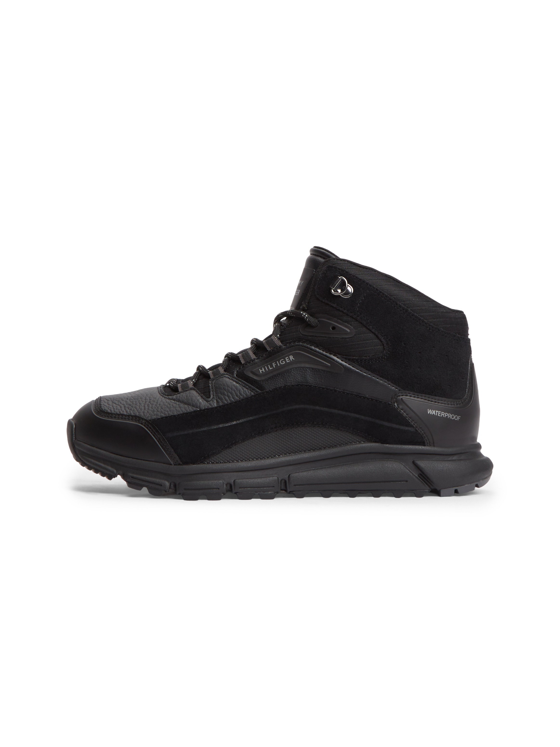 Tommy Hilfiger Sneaker »HILFIGER WP MIX CHUKKA RUNNER«  Schnürboots mit Ösen, im Bergsteigerlook