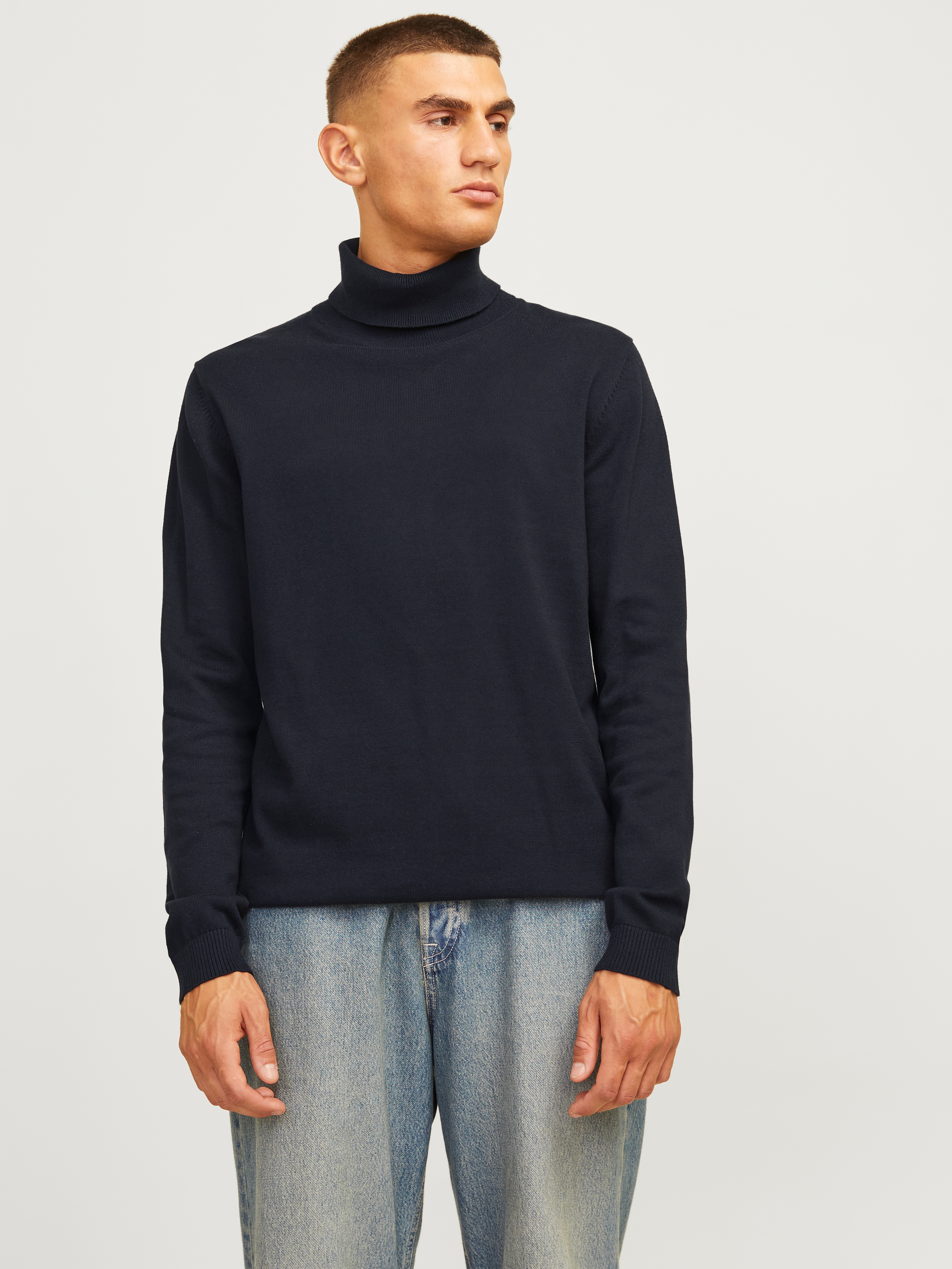 Jack & Jones Rollkragenpullover "JJEBASIC mit hohem Tragekomfort" Baumwolle, regular fit
