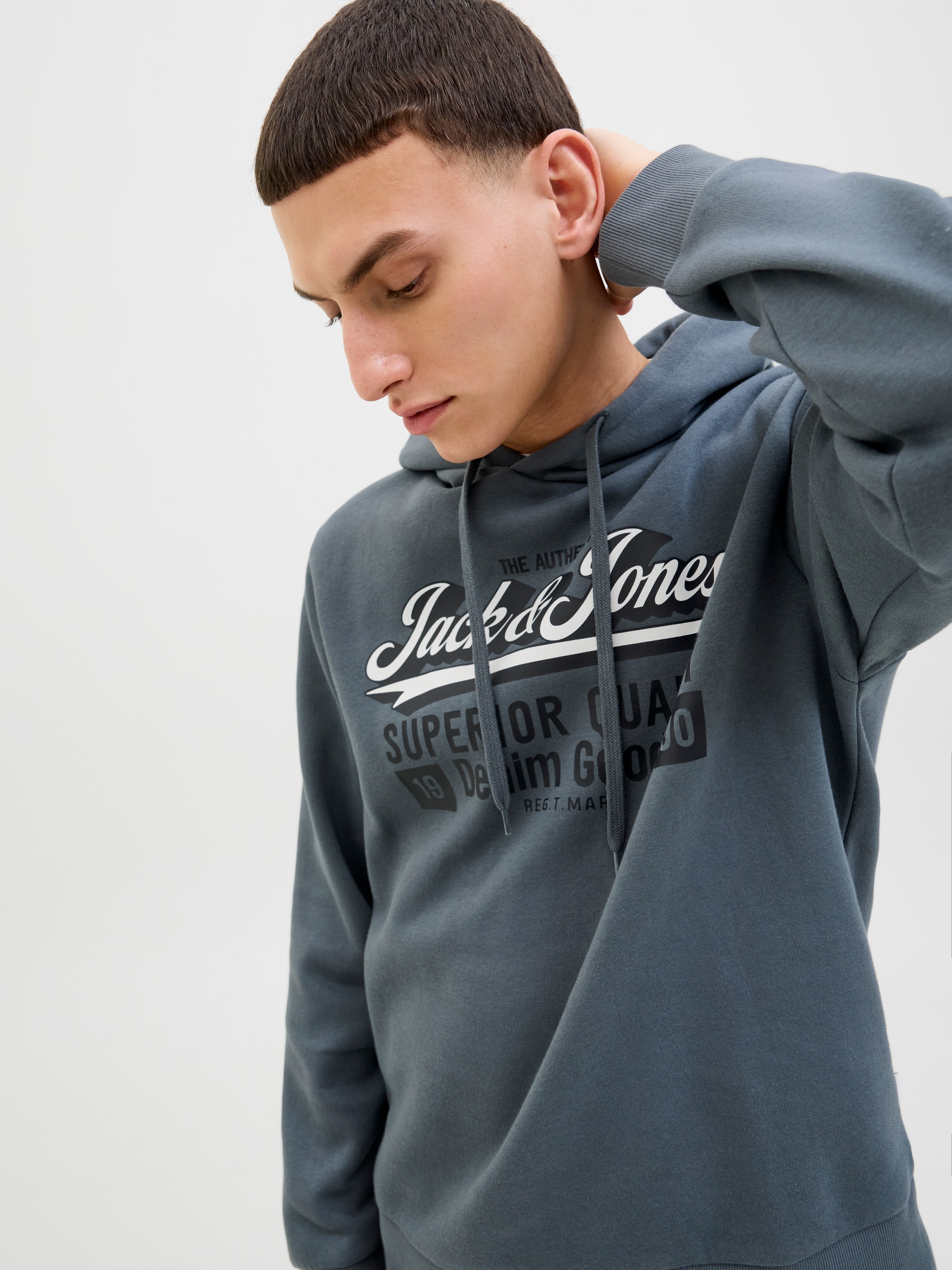 Jack & Jones Kapuzensweatshirt JJELOGO SWEAT günstig online kaufen