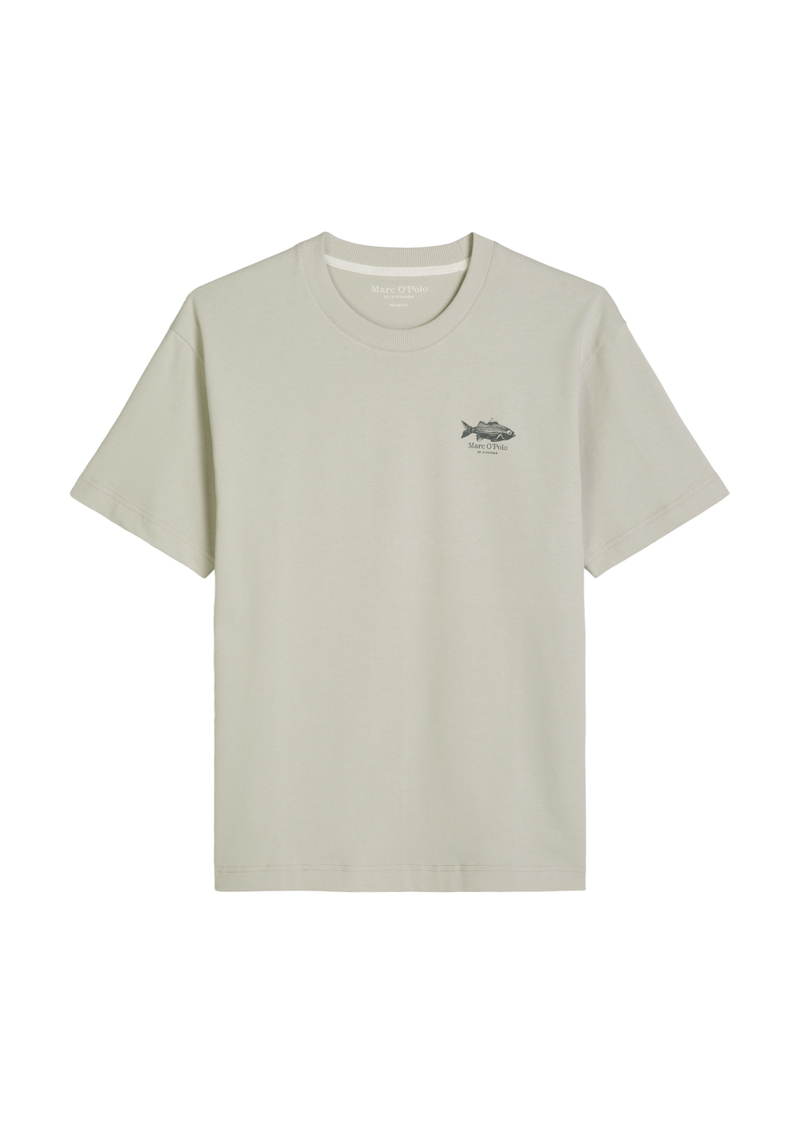 Marc O'Polo T-Shirt »mit Fisch-Rückenprint«